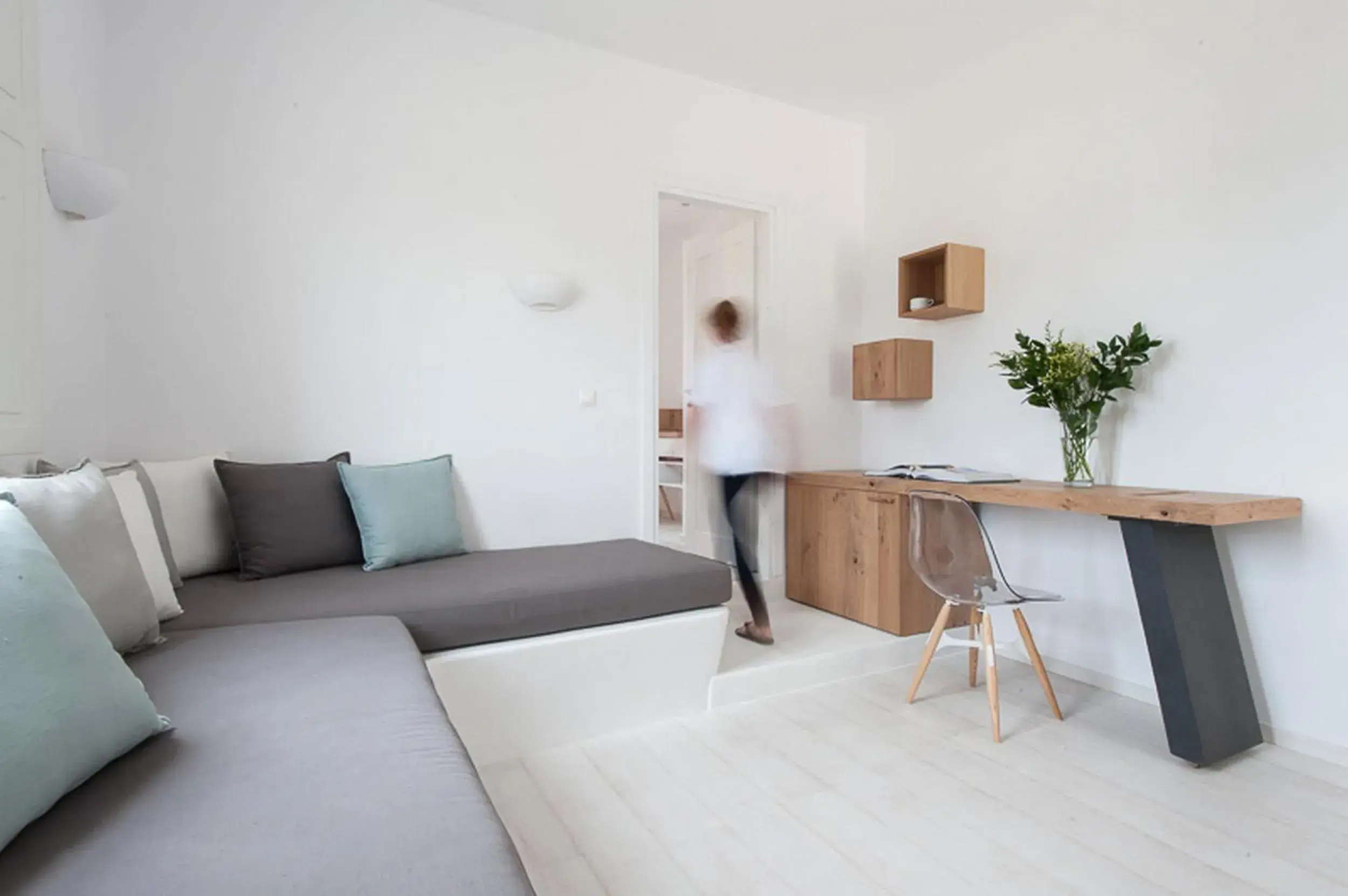 Living room, Seating Area in A Hotel Mykonos