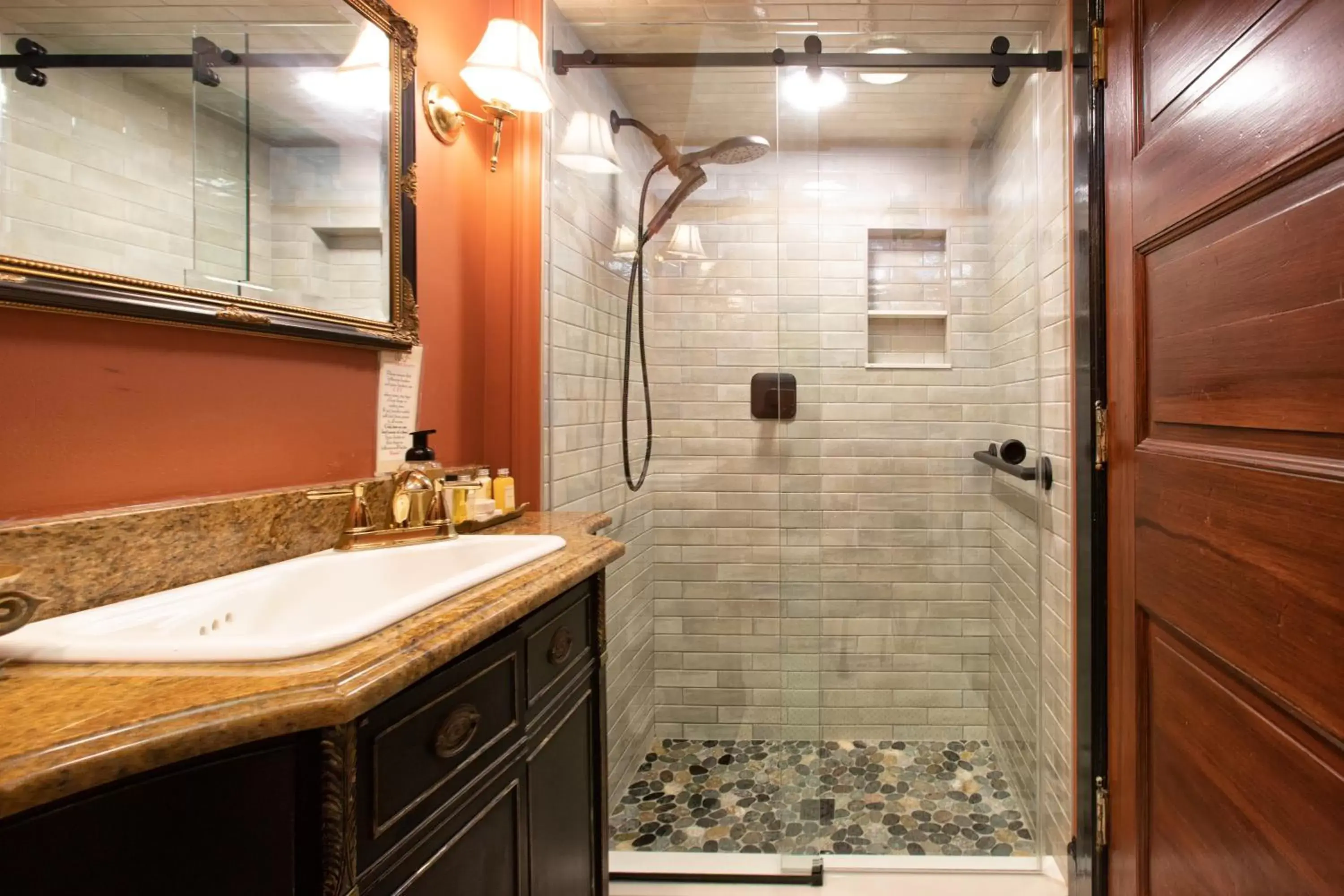 Shower, Bathroom in Black Walnut B&B Inn