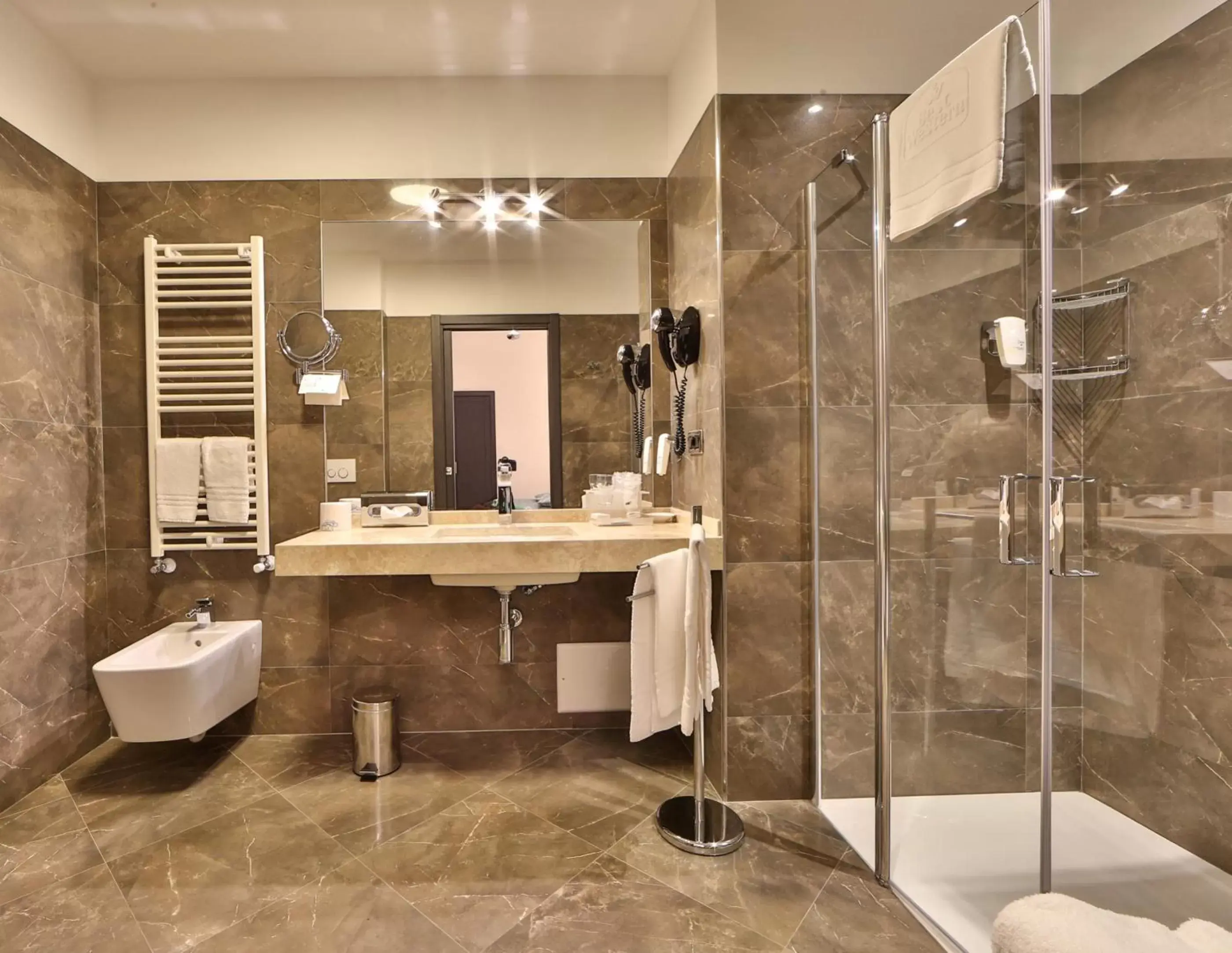 Shower, Bathroom in Best Western Plus Hotel Genova