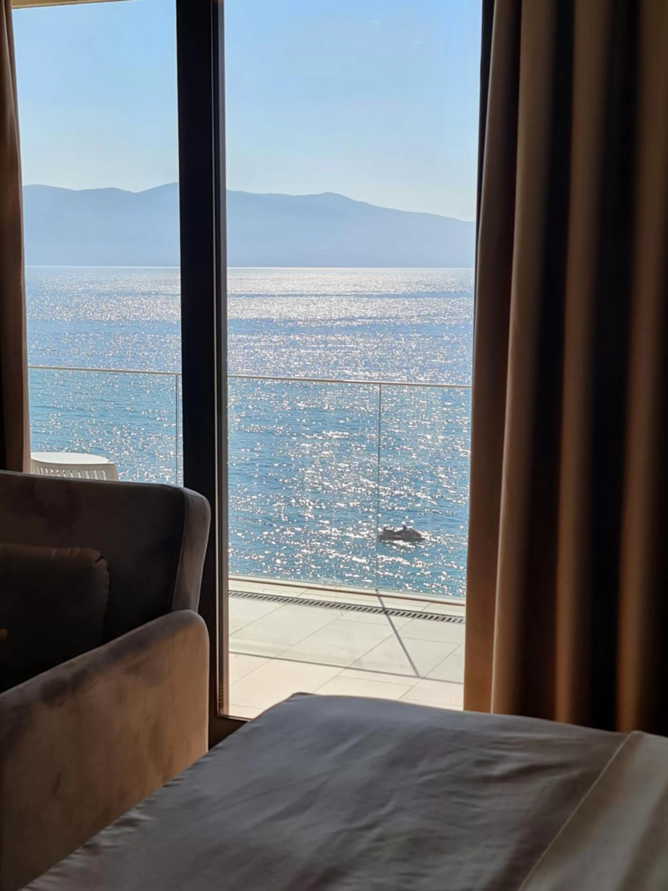 Balcony/Terrace, Sea View in Hotel Aross