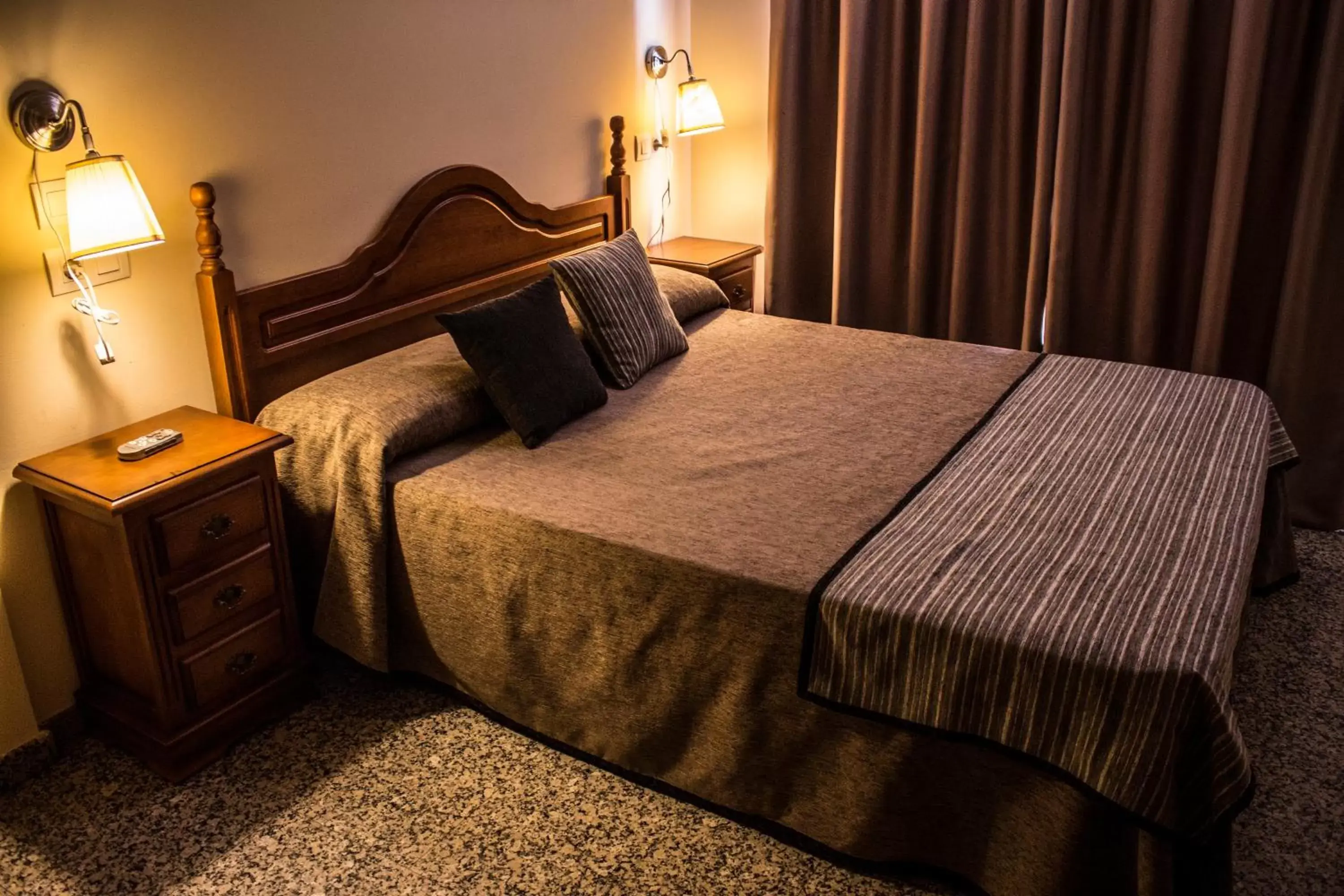 Decorative detail, Bed in Hotel Reyesol