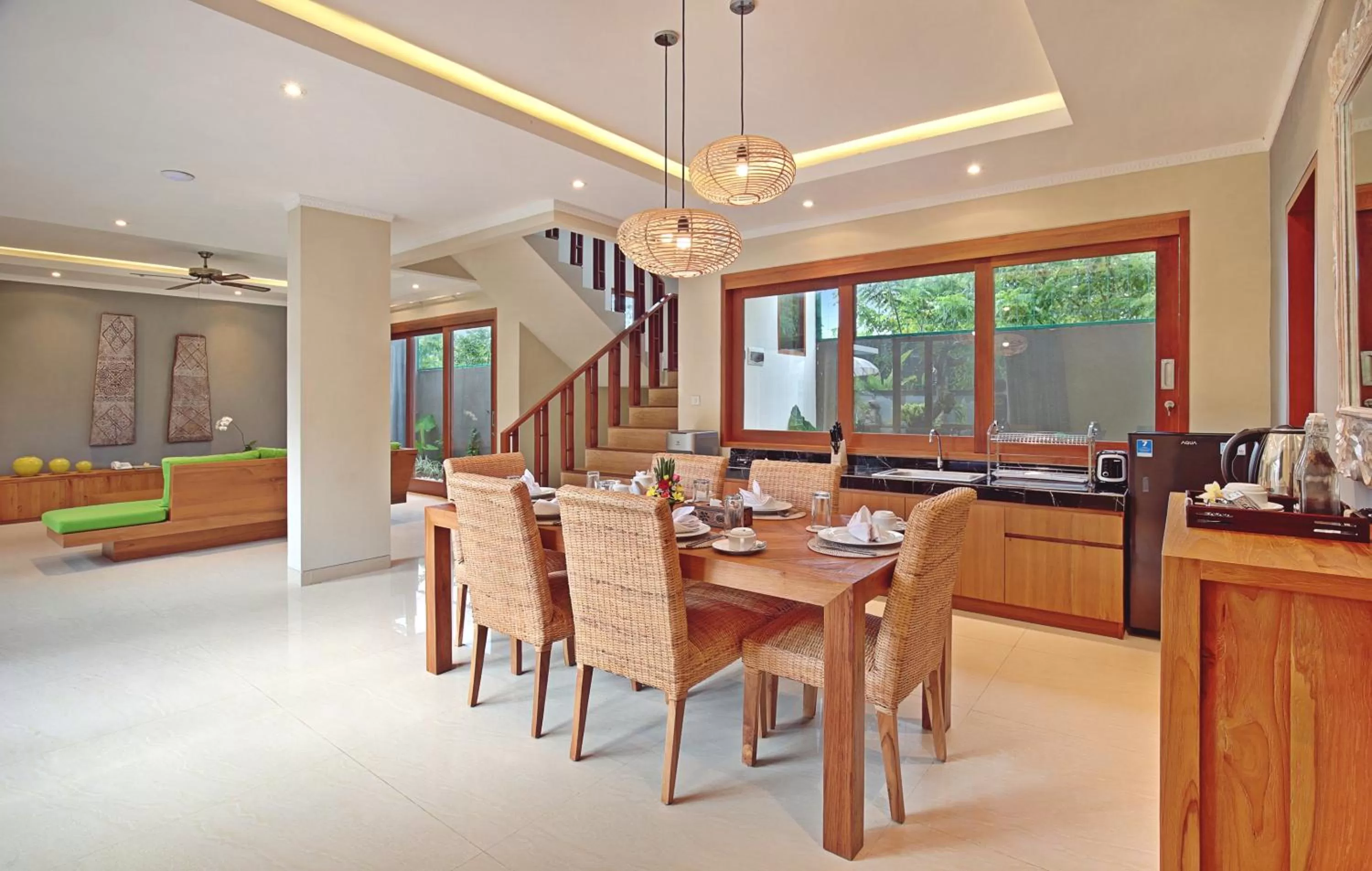 Kitchen or kitchenette in Kubu GWK Resort