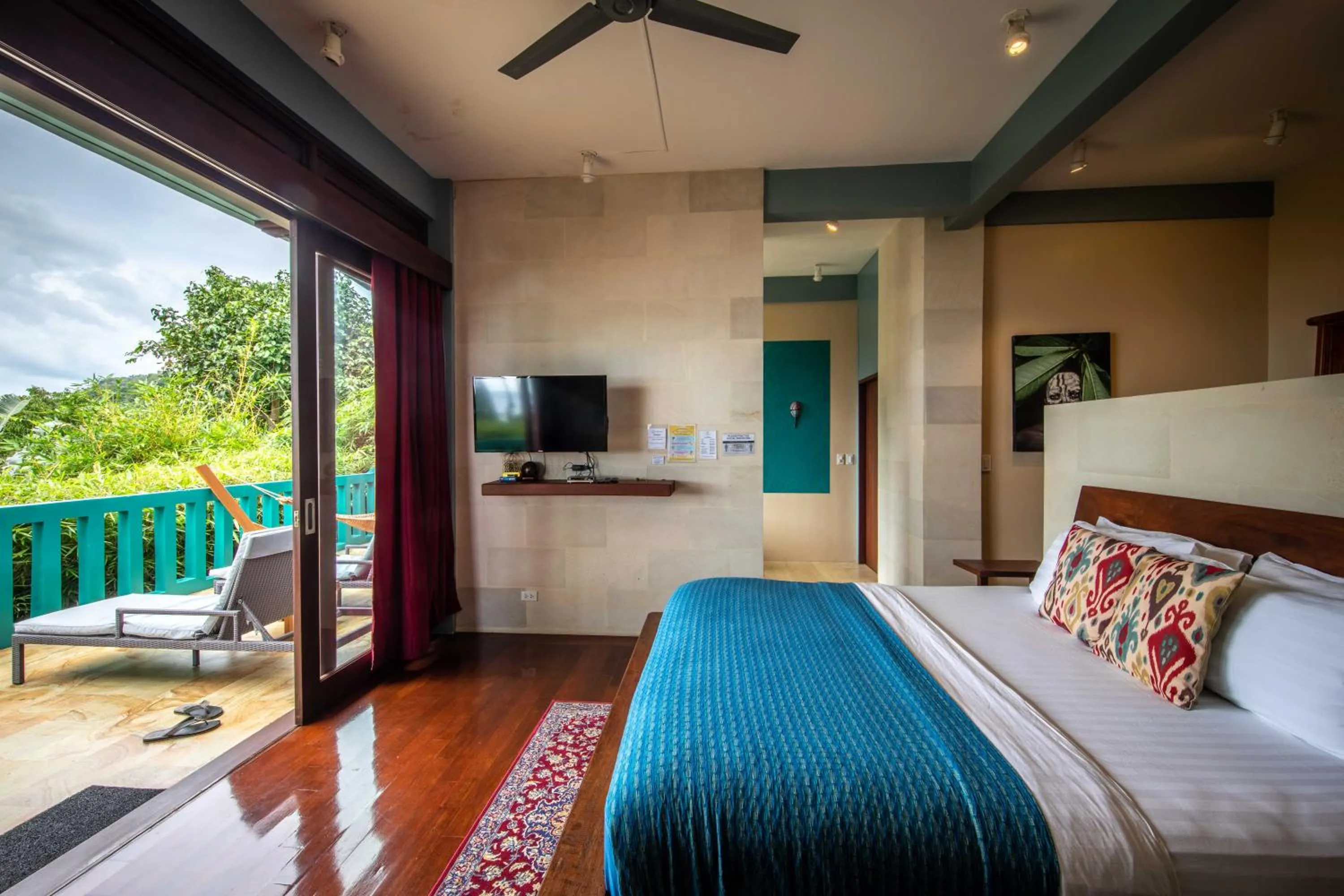 Patio, Bed in Karuna El Nido Villas