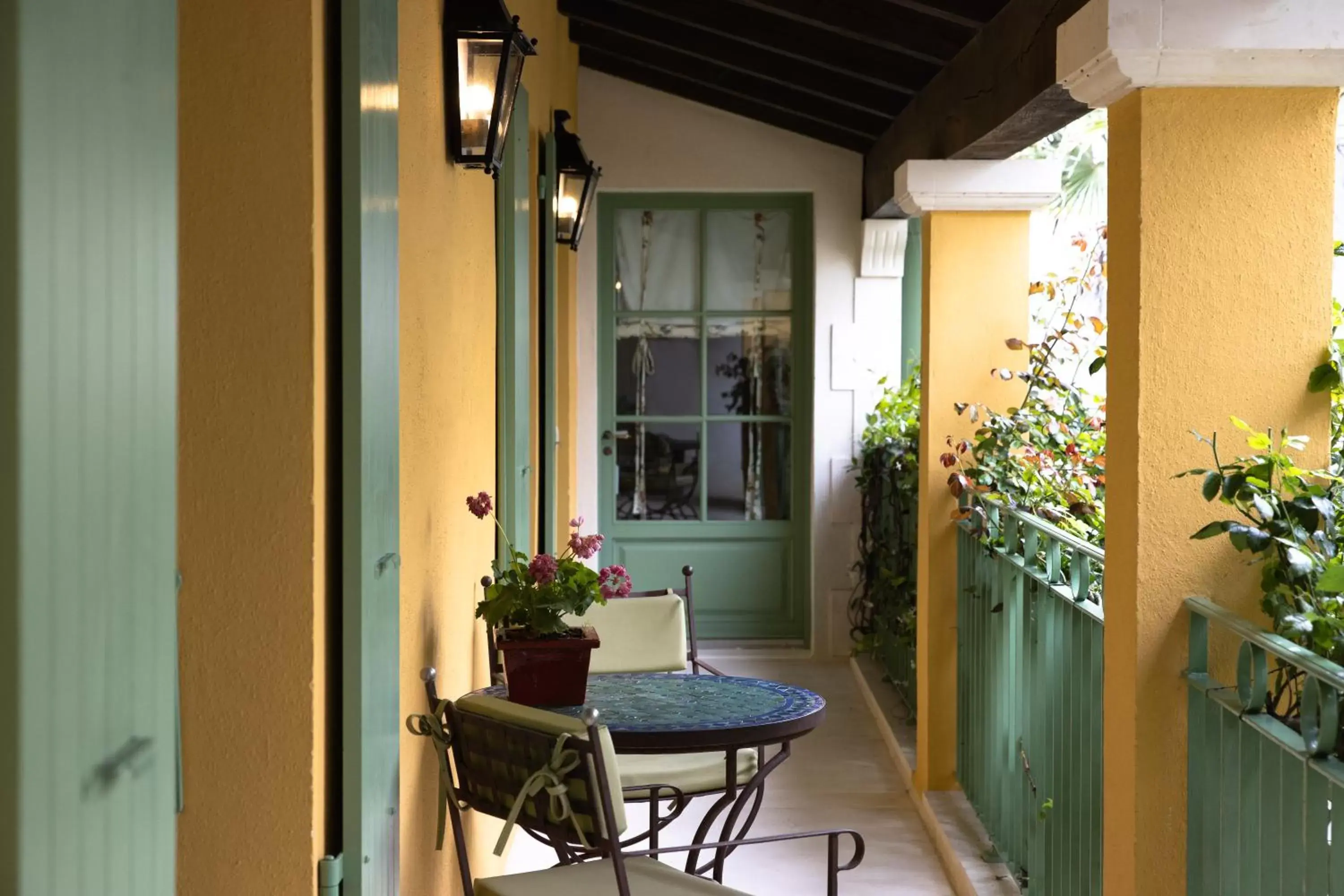 Patio in Hôtel de Toiras