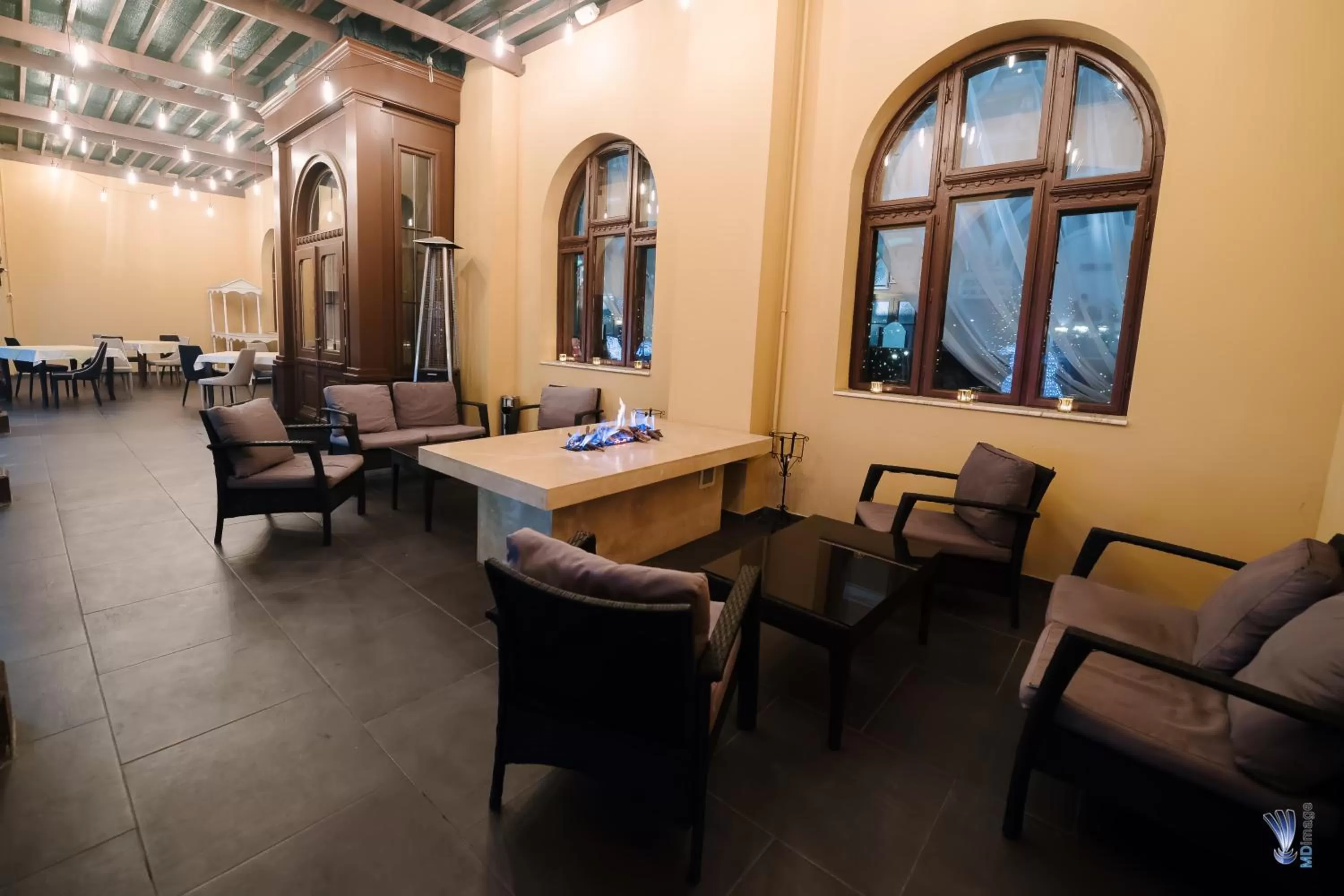 Seating area in Hotel La Belle Epoque