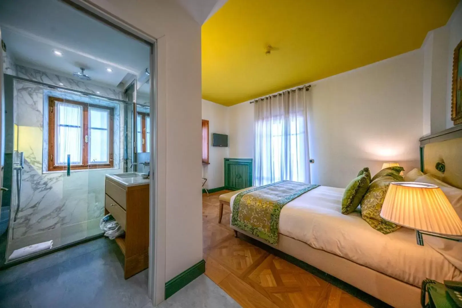 Bed in Ambra Cortina Luxury&Fashion Hotel Bed in Ambra Cortina Luxury&Fashion Hotel