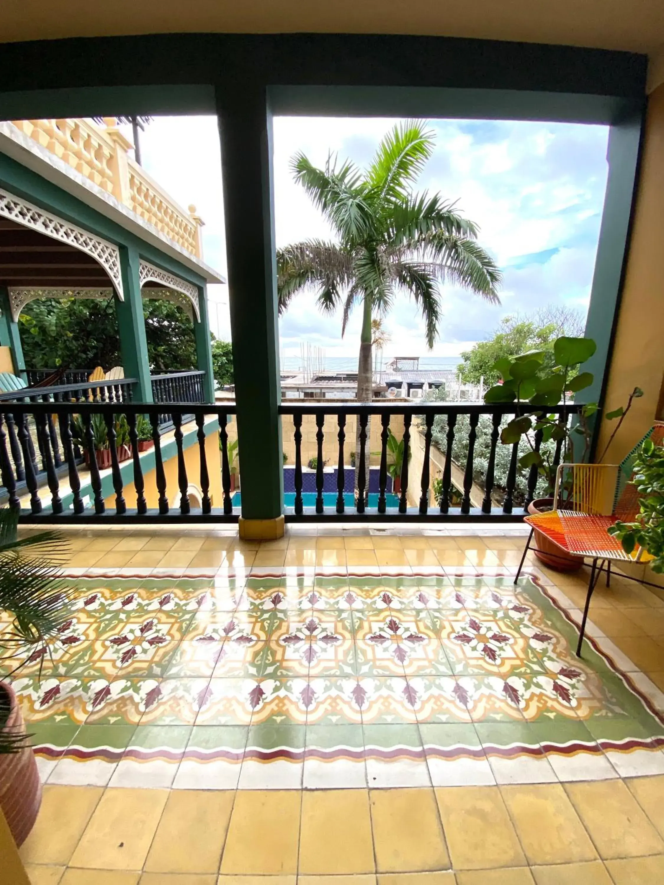 Balcony/Terrace in Hotel Boutique Castillo Ines Maria