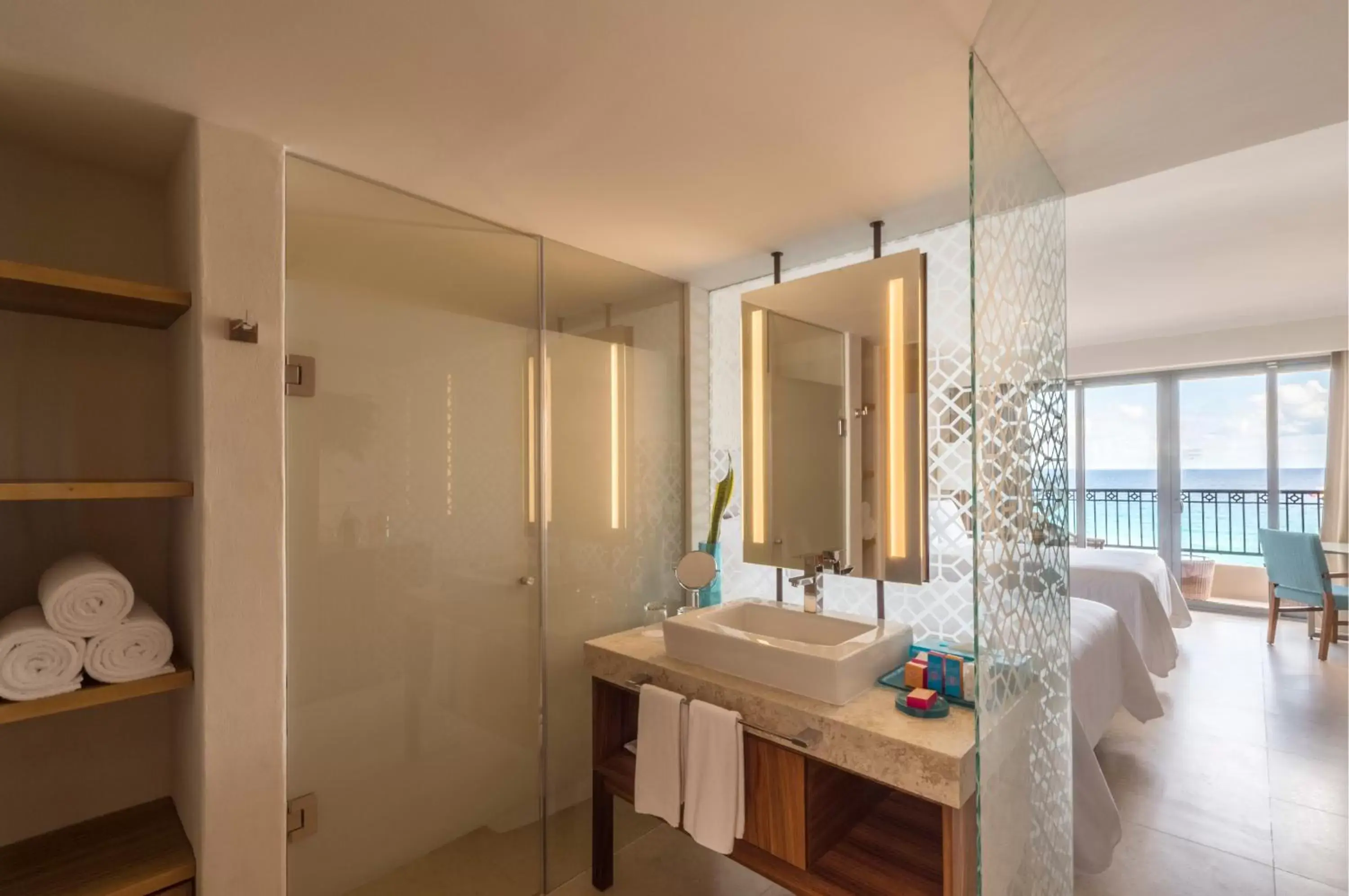Bathroom in Fiesta Americana Condesa Cancun - All Inclusive