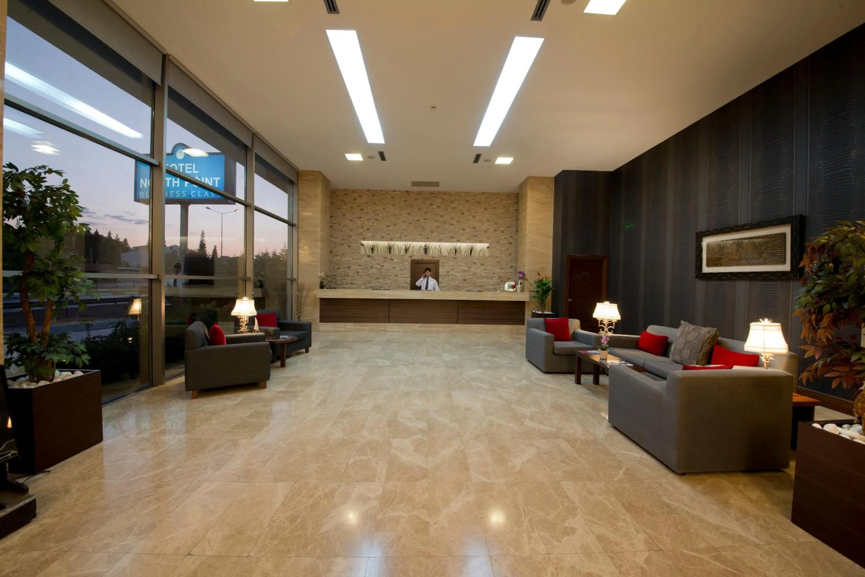 Lobby or reception in North Point Hotel