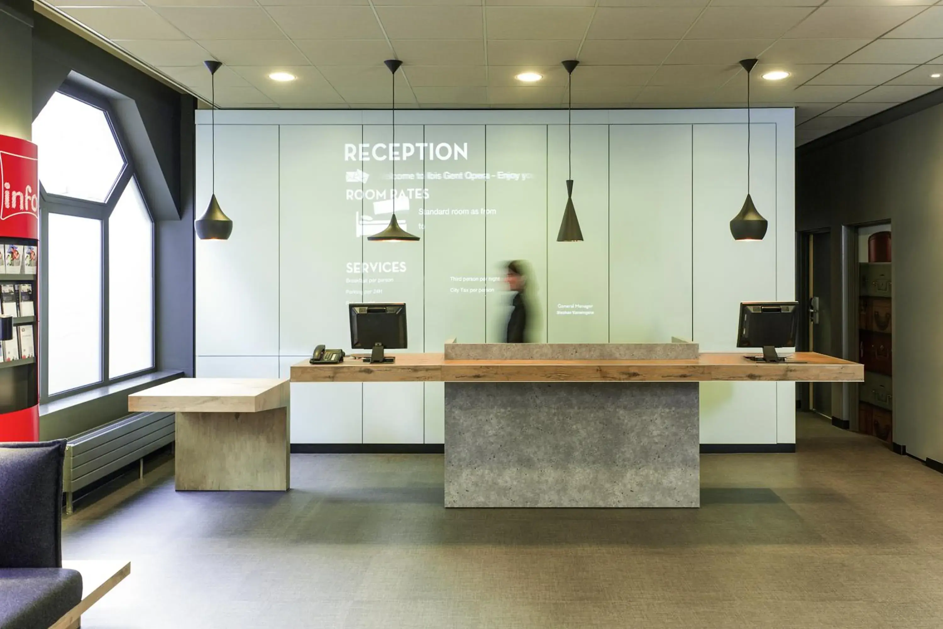 Lobby or reception in ibis Gent Centrum Opera Lobby or reception in ibis Gent Centrum Opera