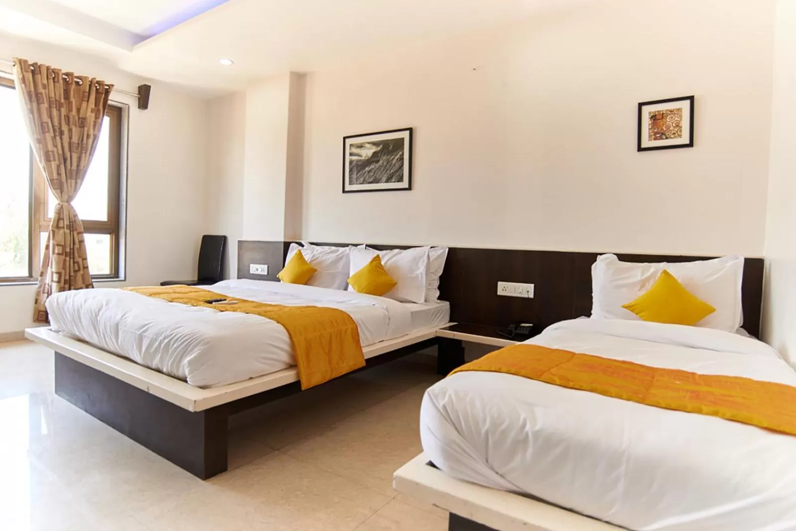 Photo of the whole room, Bed in Hotel Sai Bansi