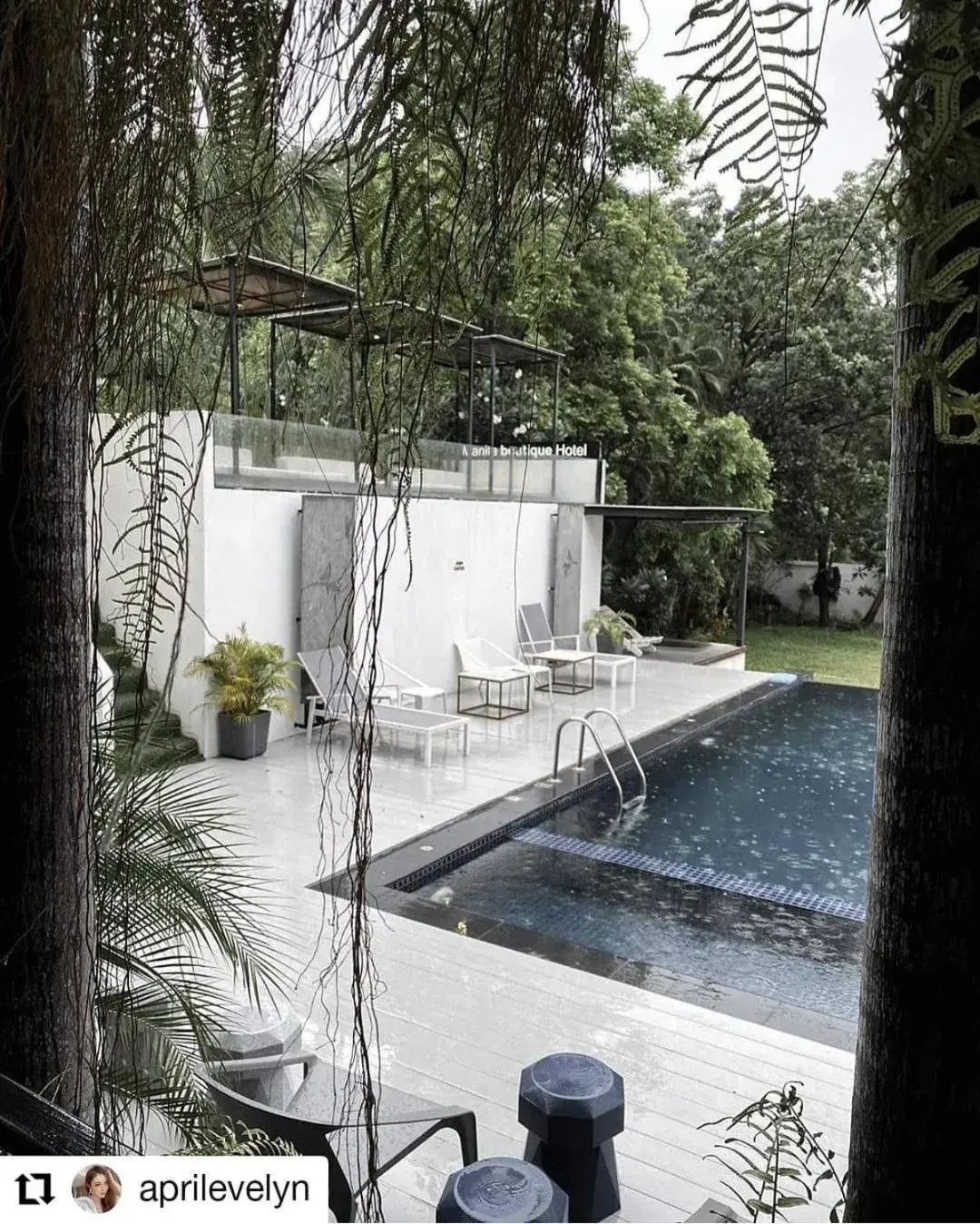 Pool view in Manita Boutique Hotel
