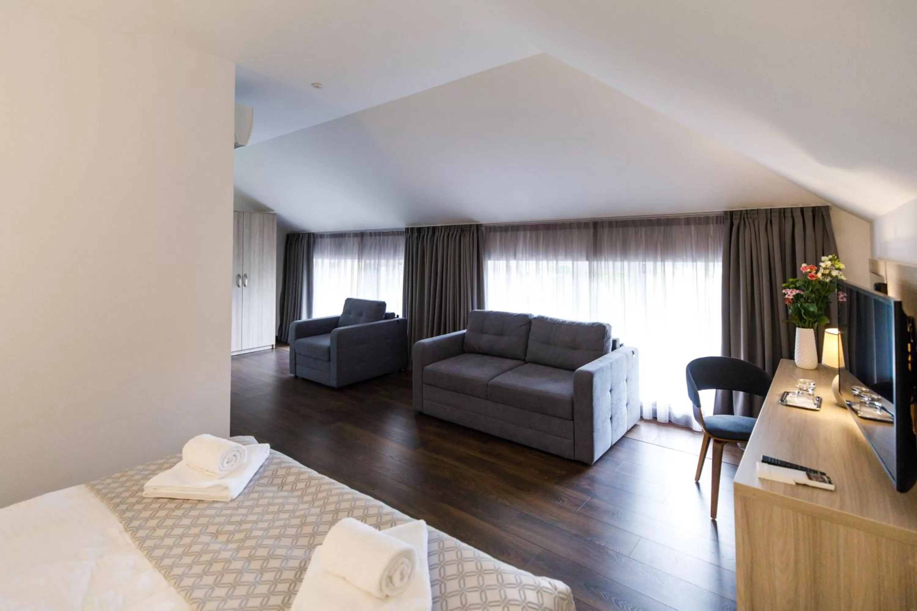 Bed in Hotel Antonio