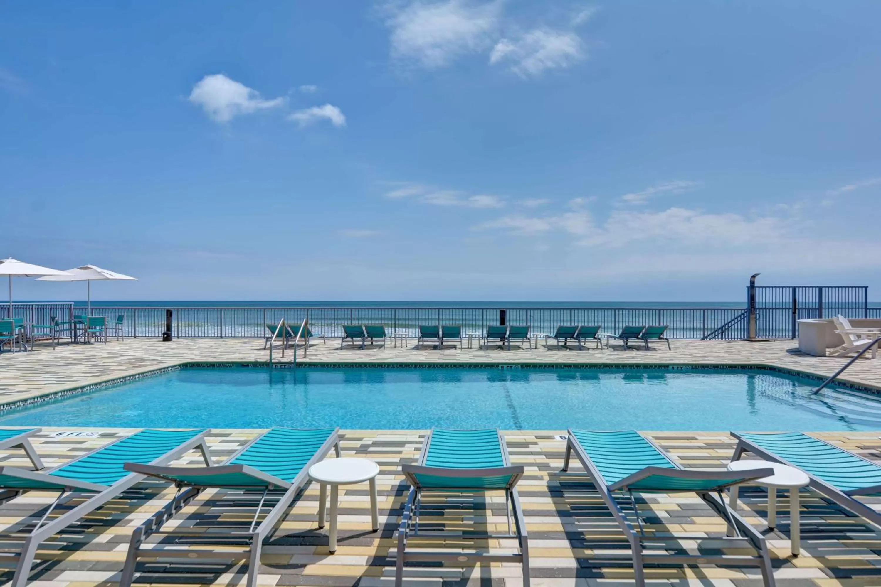 Pool view in Home2 Suites Ormond Beach Oceanfront, FL