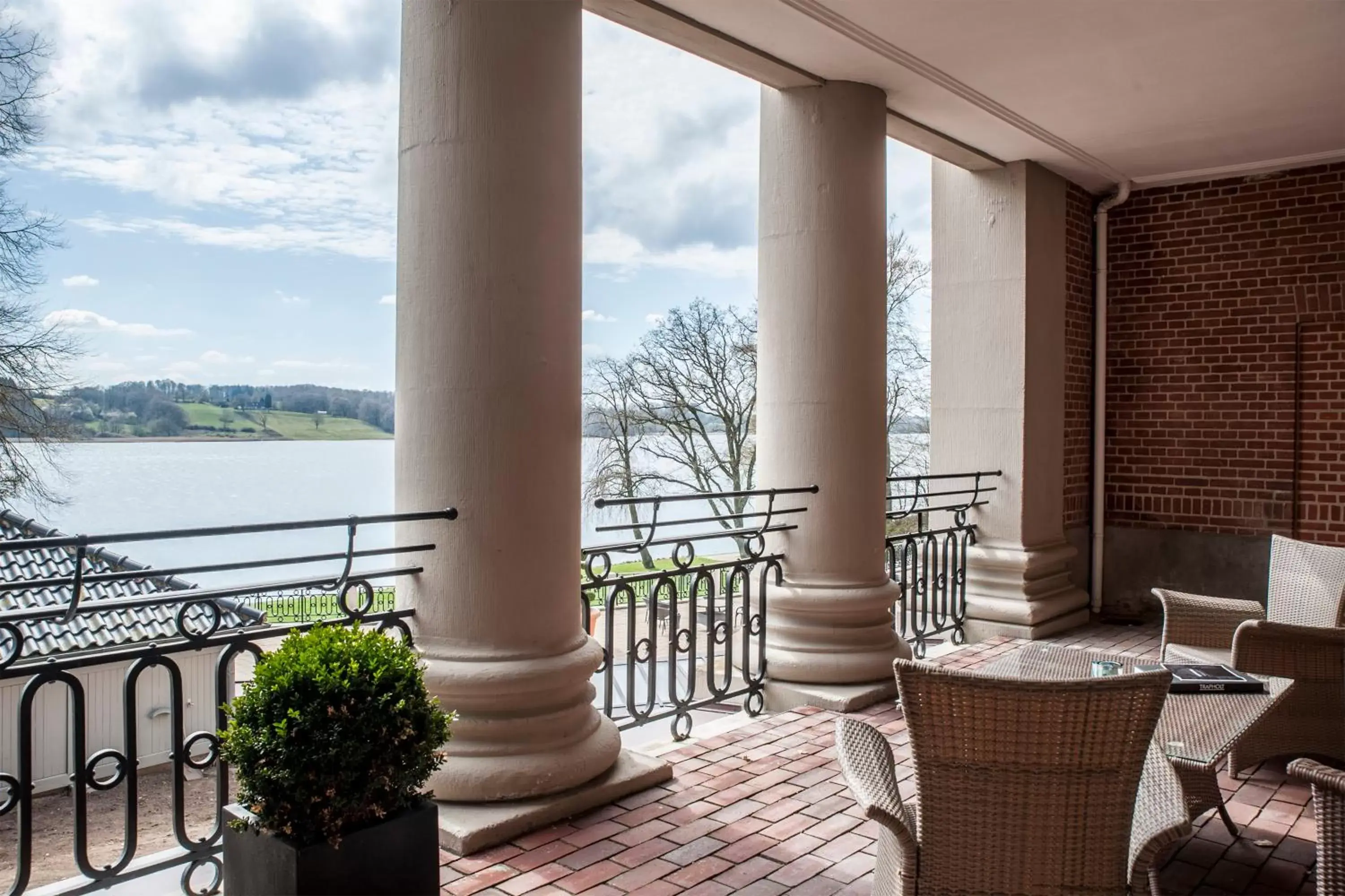 Patio in Hotel Koldingfjord