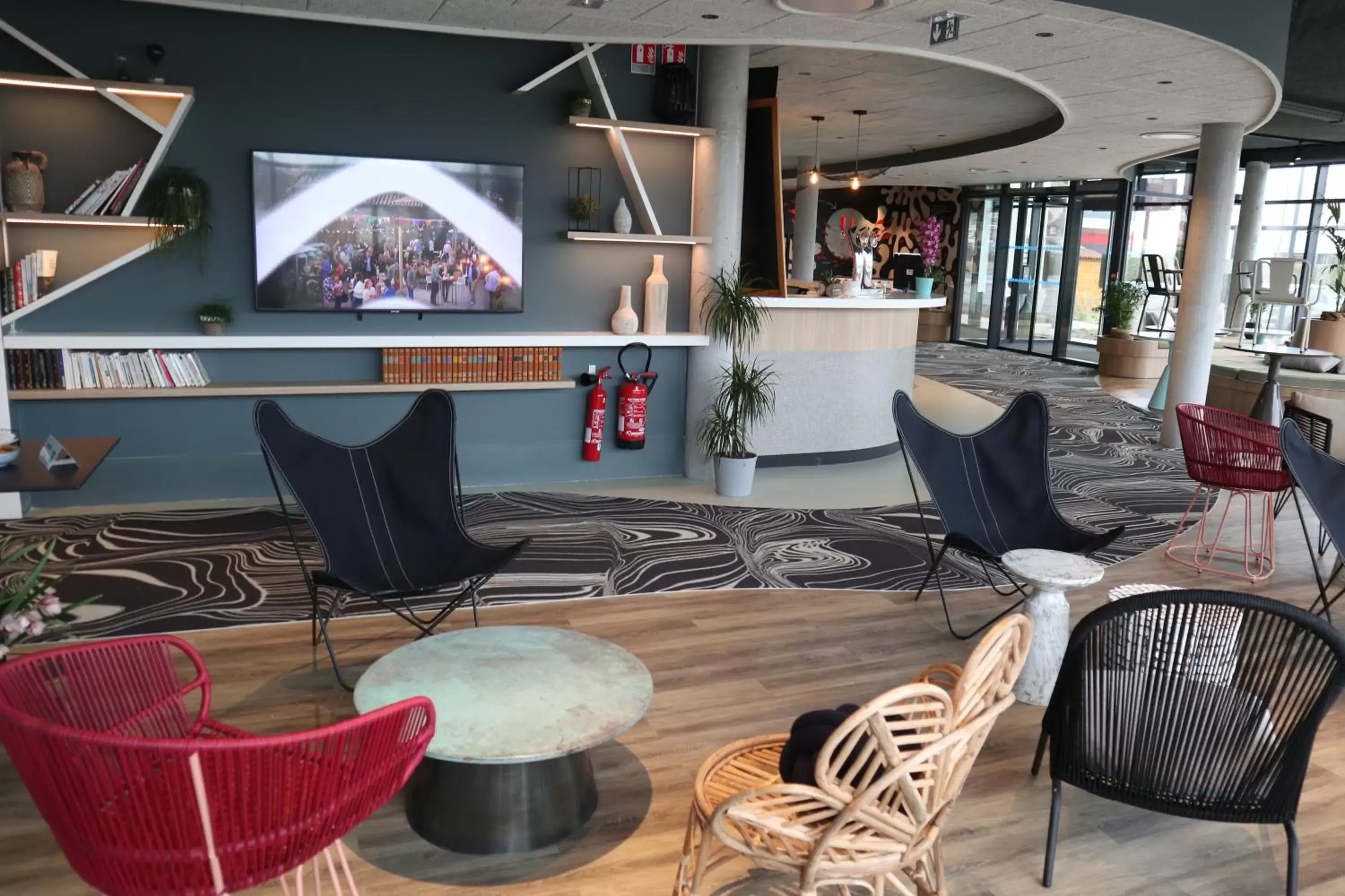 Lobby or reception in ibis Budget Le Treport Mers Les Bains