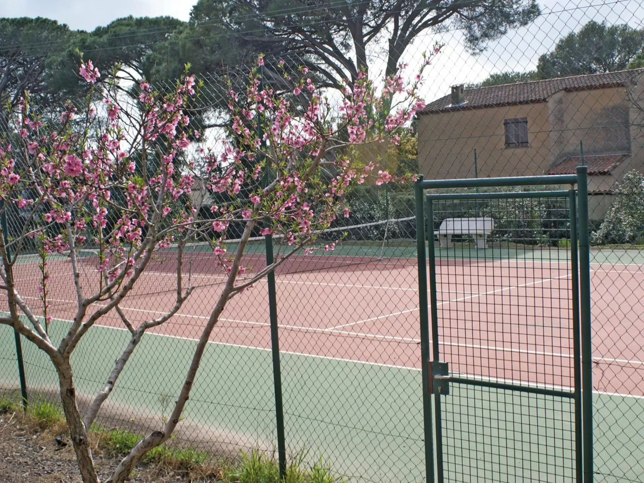 Tennis court in Lagrange Vacances Le Domaine des Grands Pins