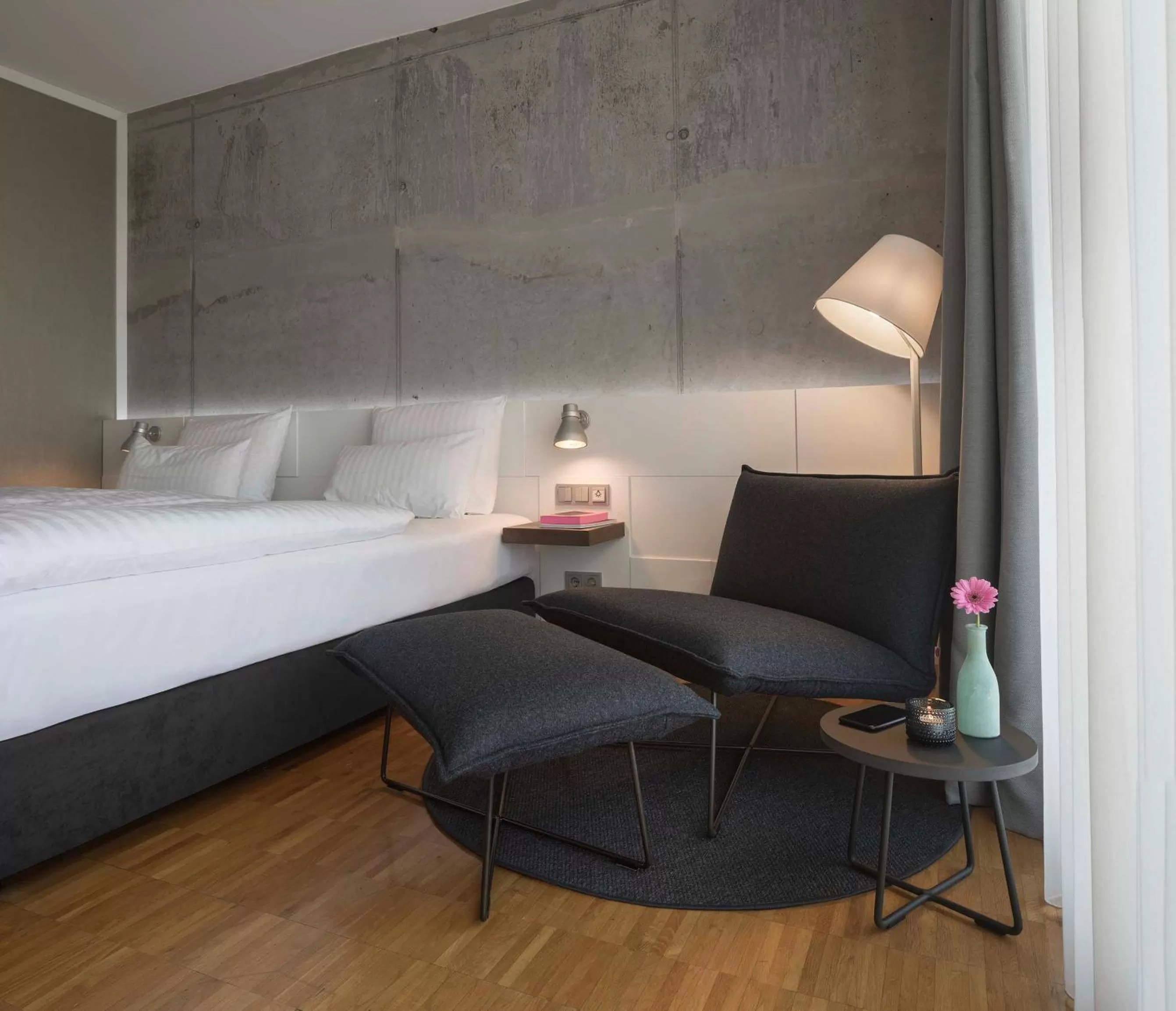 Bed in Factory Hotel