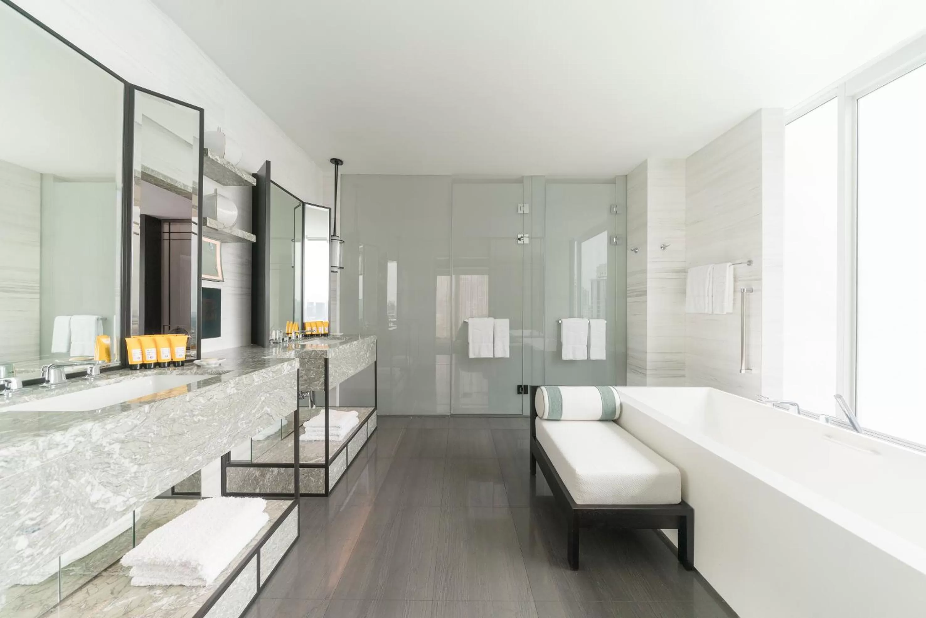 Bathroom in Shangri-La Singapore