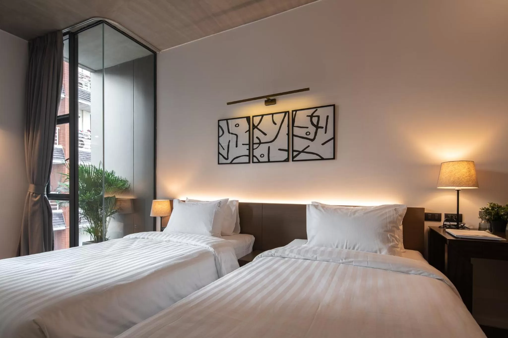 Bedroom, Bed in T2 Residence Sathorn