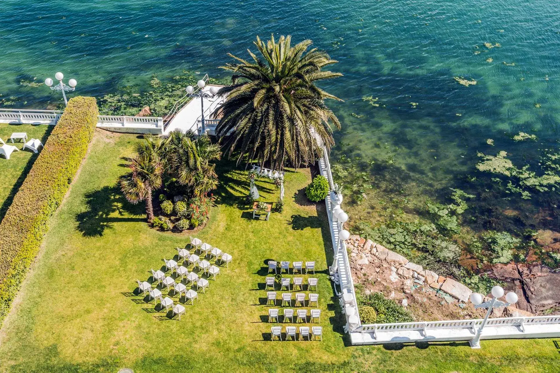 Bird's eye view, Bird's-eye View in Hotel Talaso Louxo La Toja