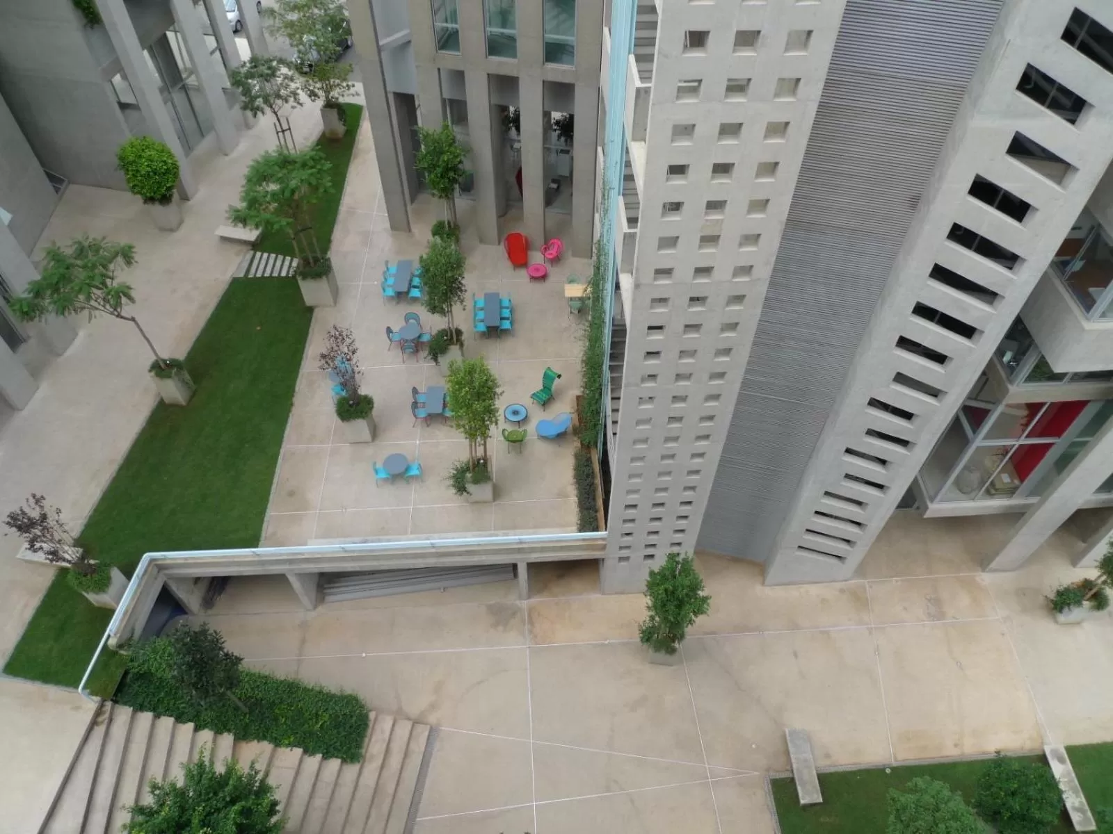 Patio in Bossa Nova Beirut Hotel