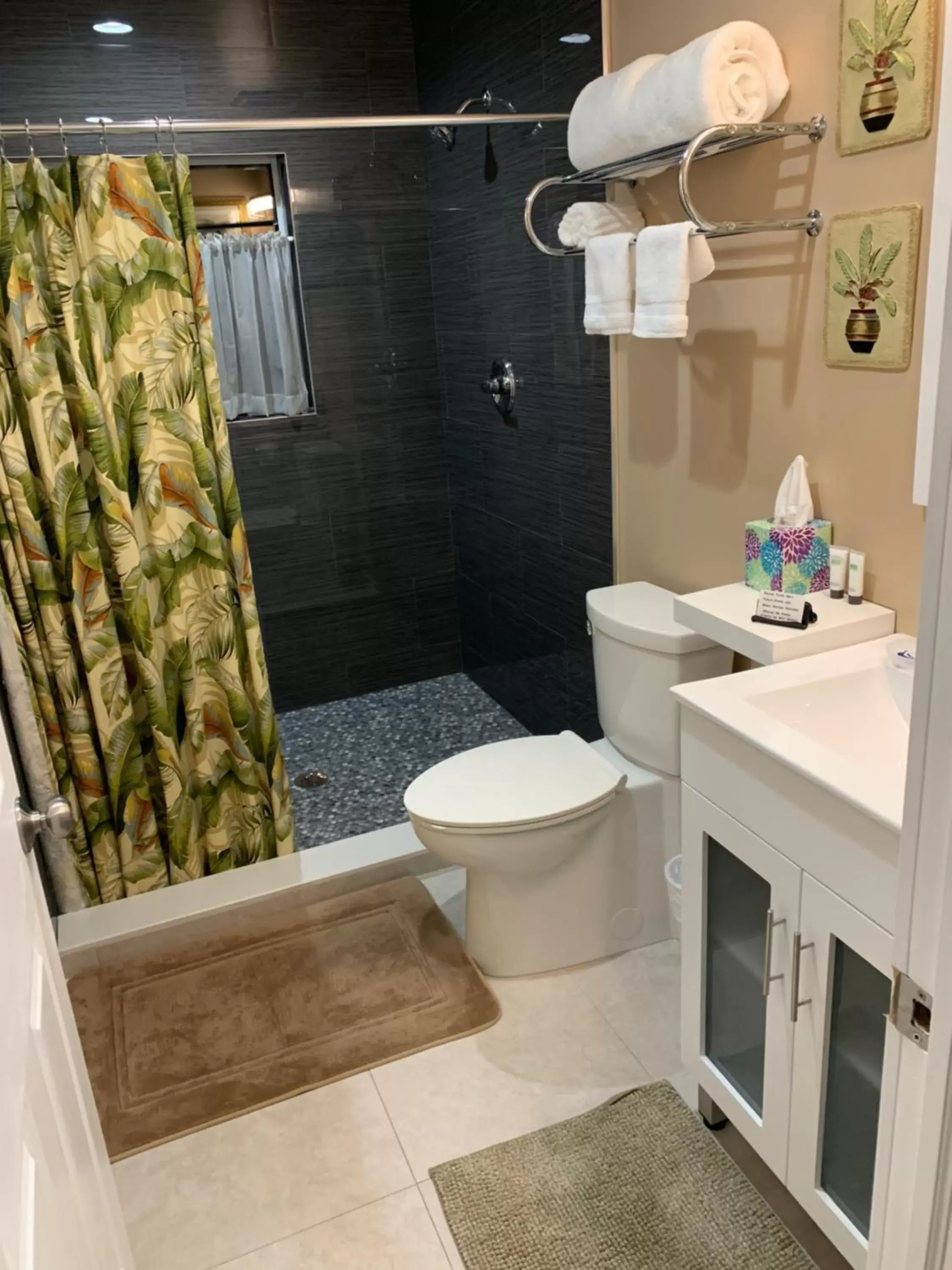 Bathroom in Fantasy Island Inn, Caters to Men