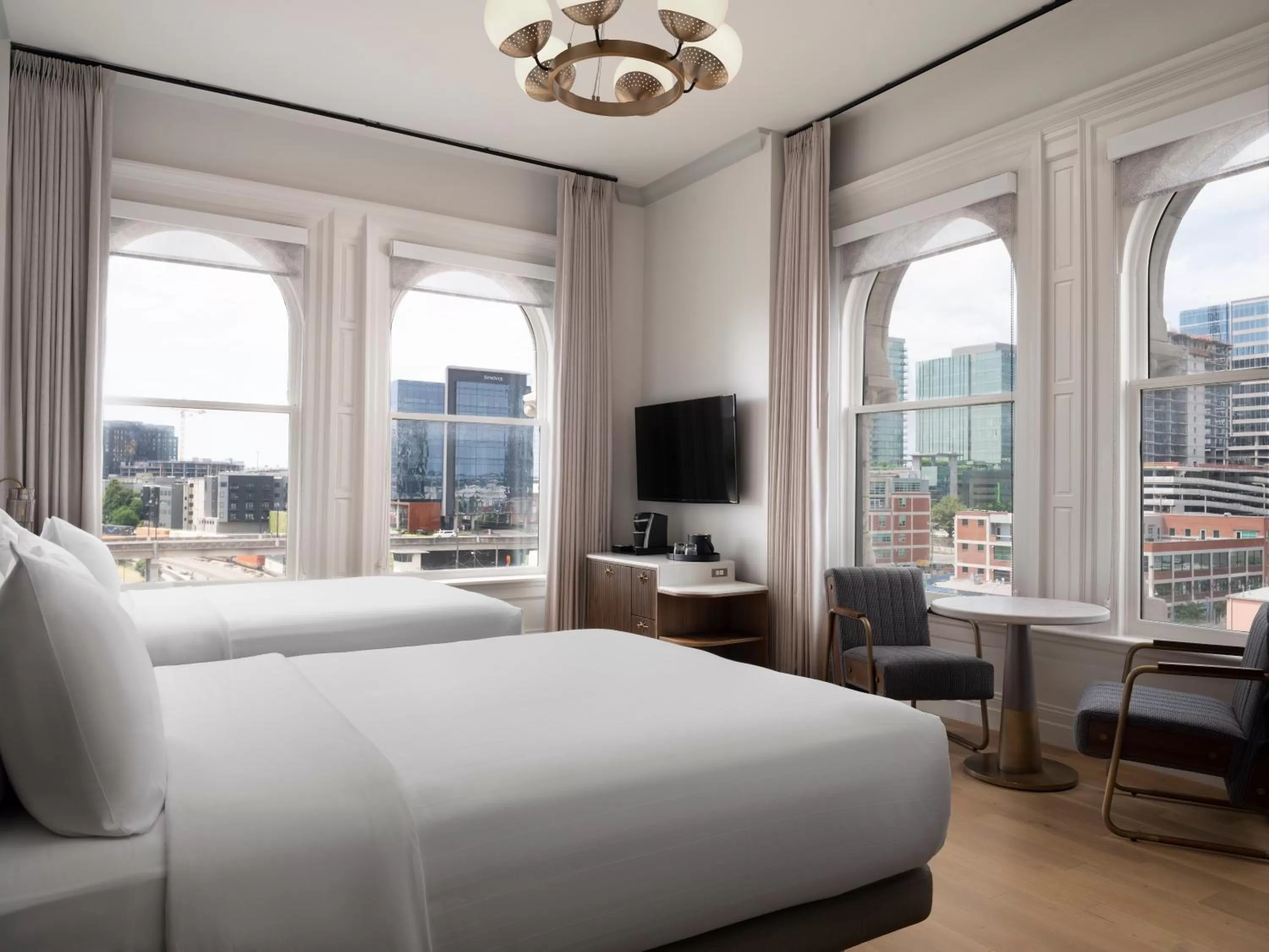 Bedroom, Bed in The Union Station Nashville Yards, Autograph Collection