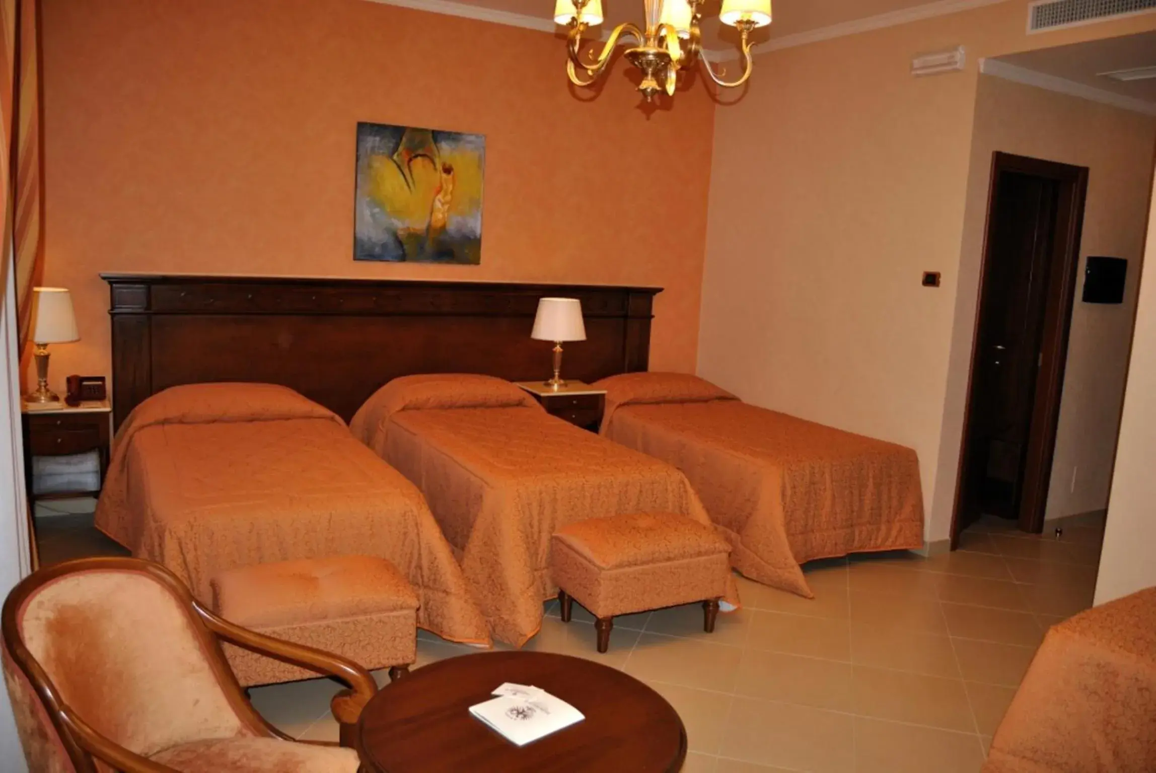 Bedroom, Bed in Hotel Federico II