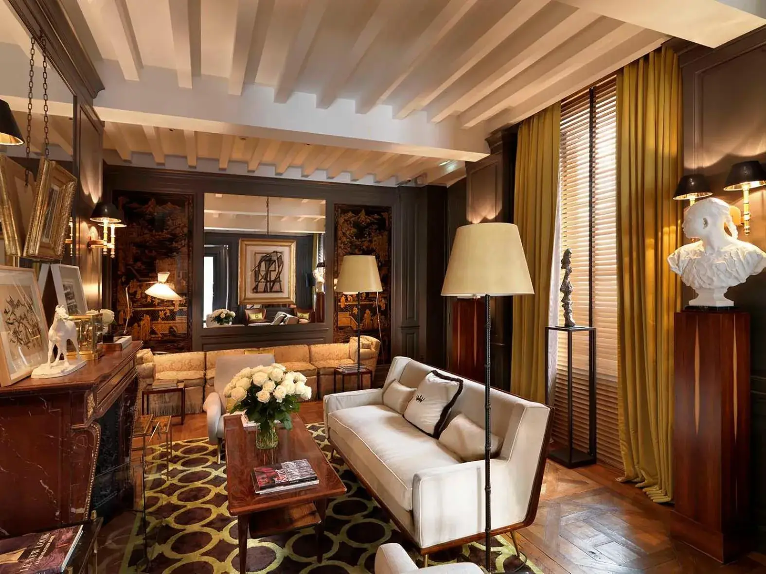 Living room, Seating Area in MARQUIS Faubourg St Honoré Relais & Châteaux