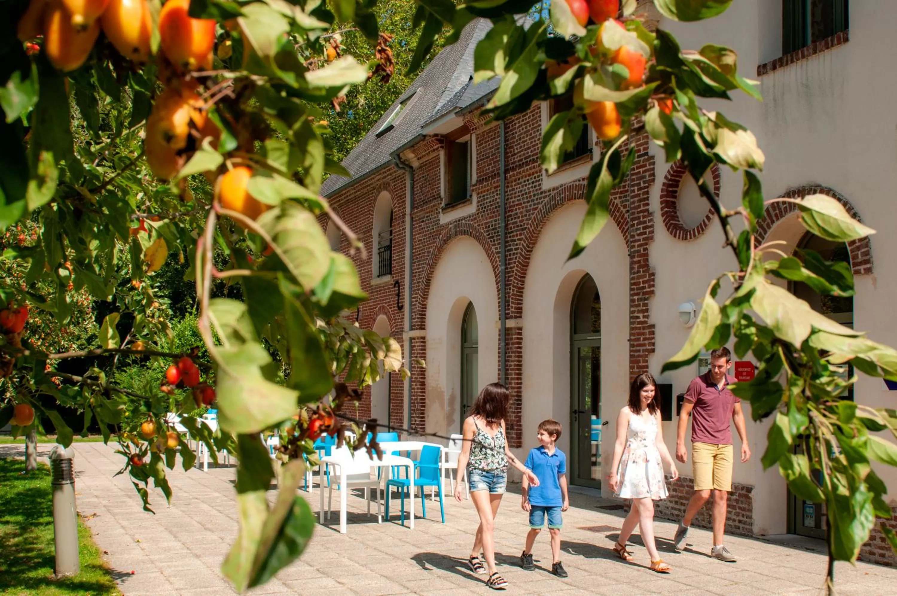 Patio in Goélia Résidence Du Parc
