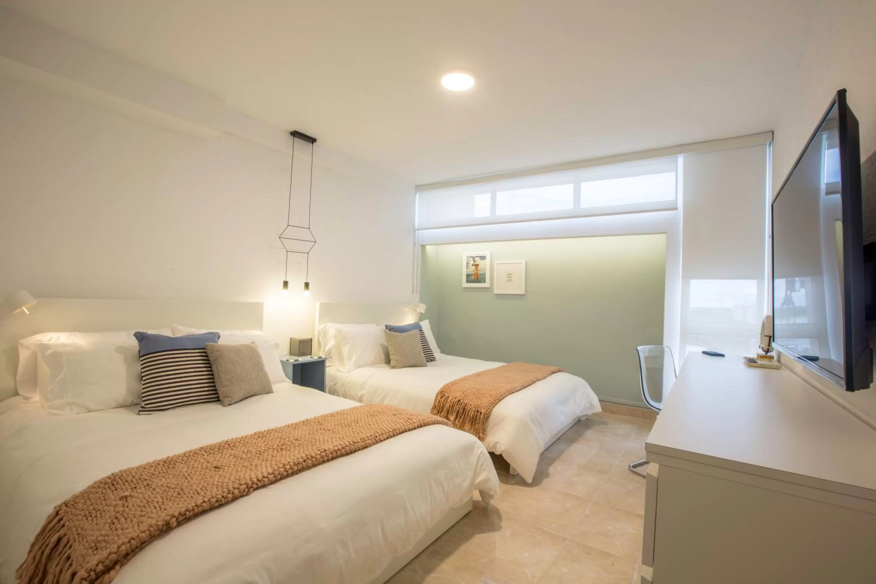 Bedroom, Bed in OCEAN VIEW DELUXE SUITE: PVT. BEACH & POOL