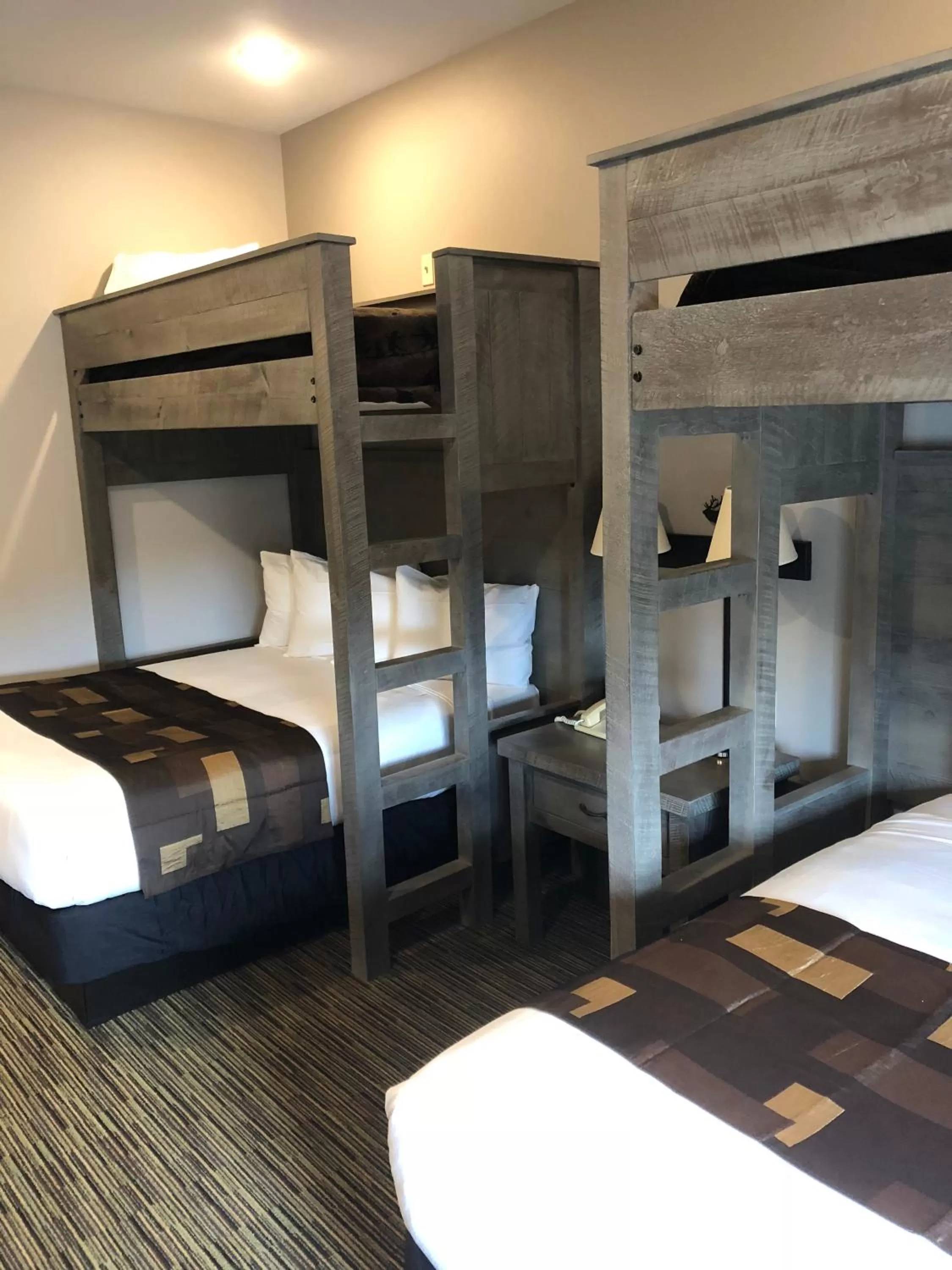 Bed in Kelly Inn West Yellowstone