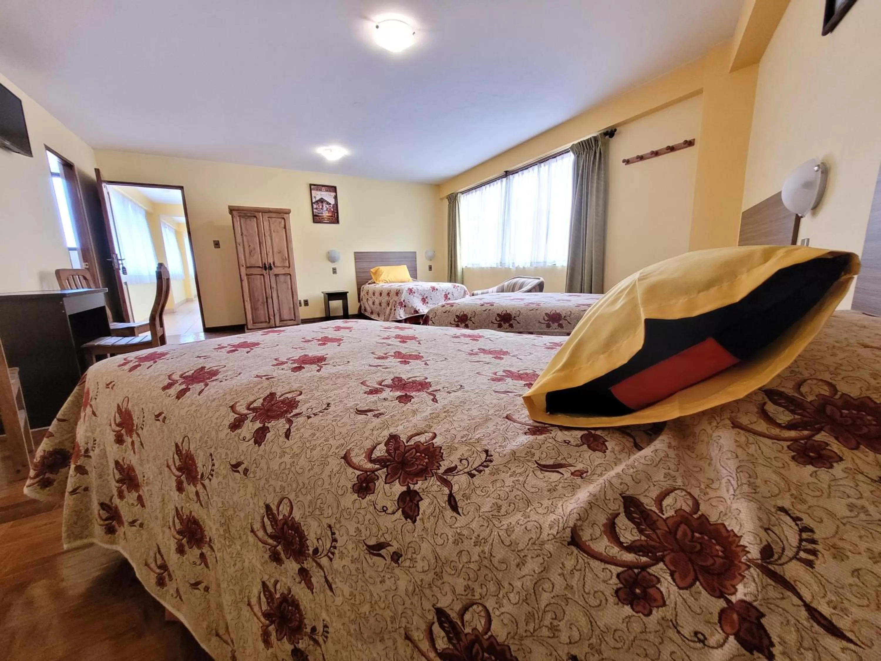 Bed in Hotel Nuevo Sol