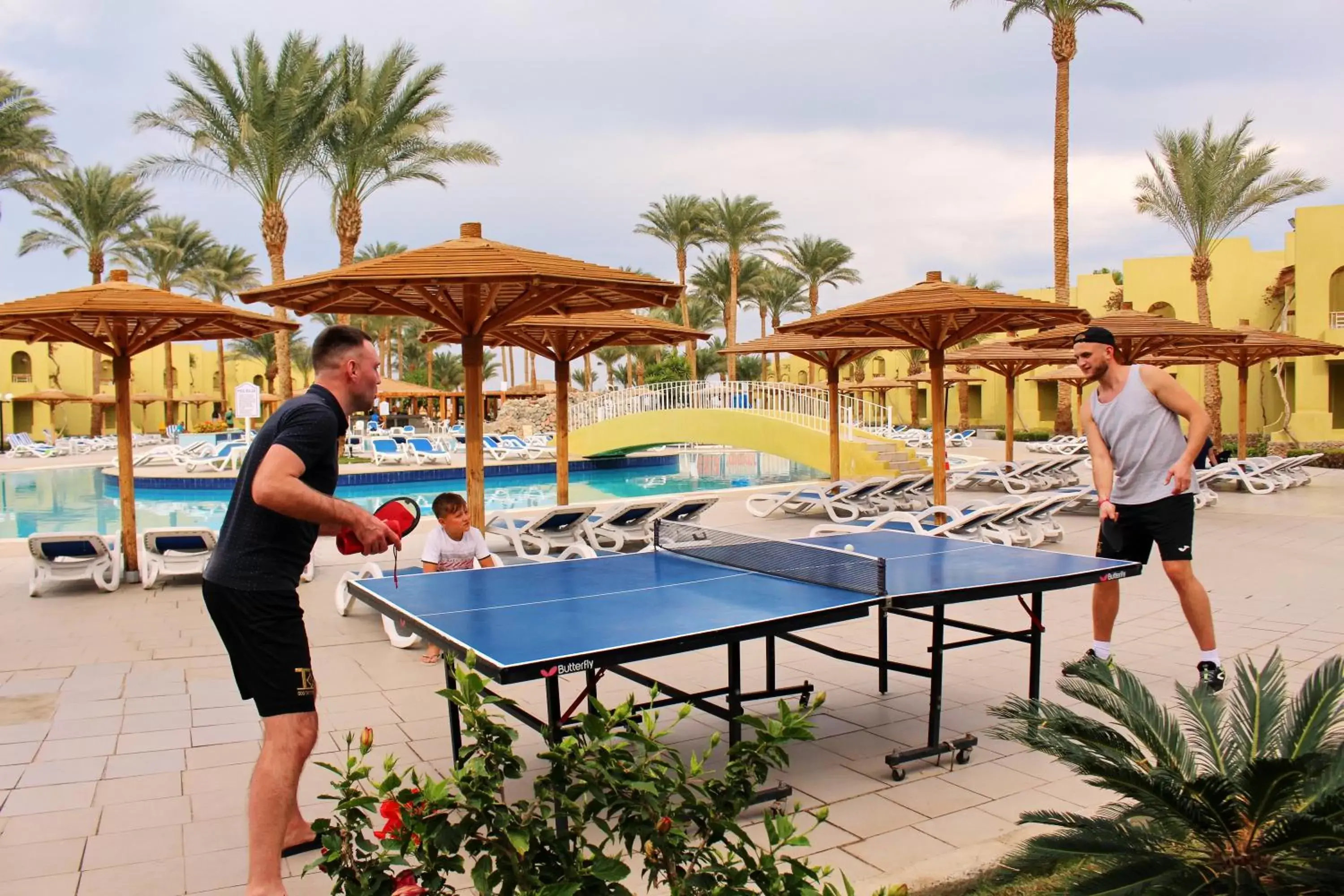 Table Tennis in Palm Beach Resort Families and Couples only