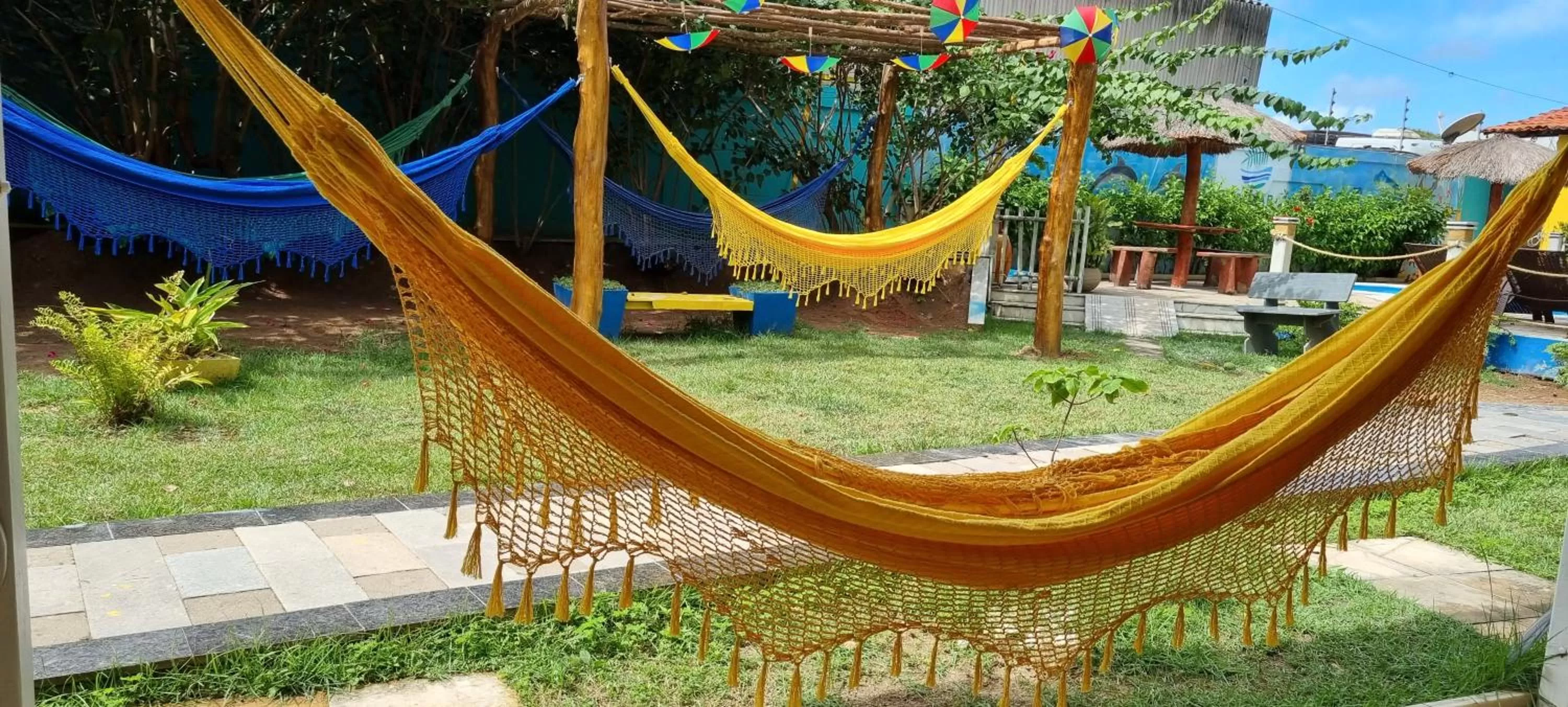 Garden view in Ecomar Pousada