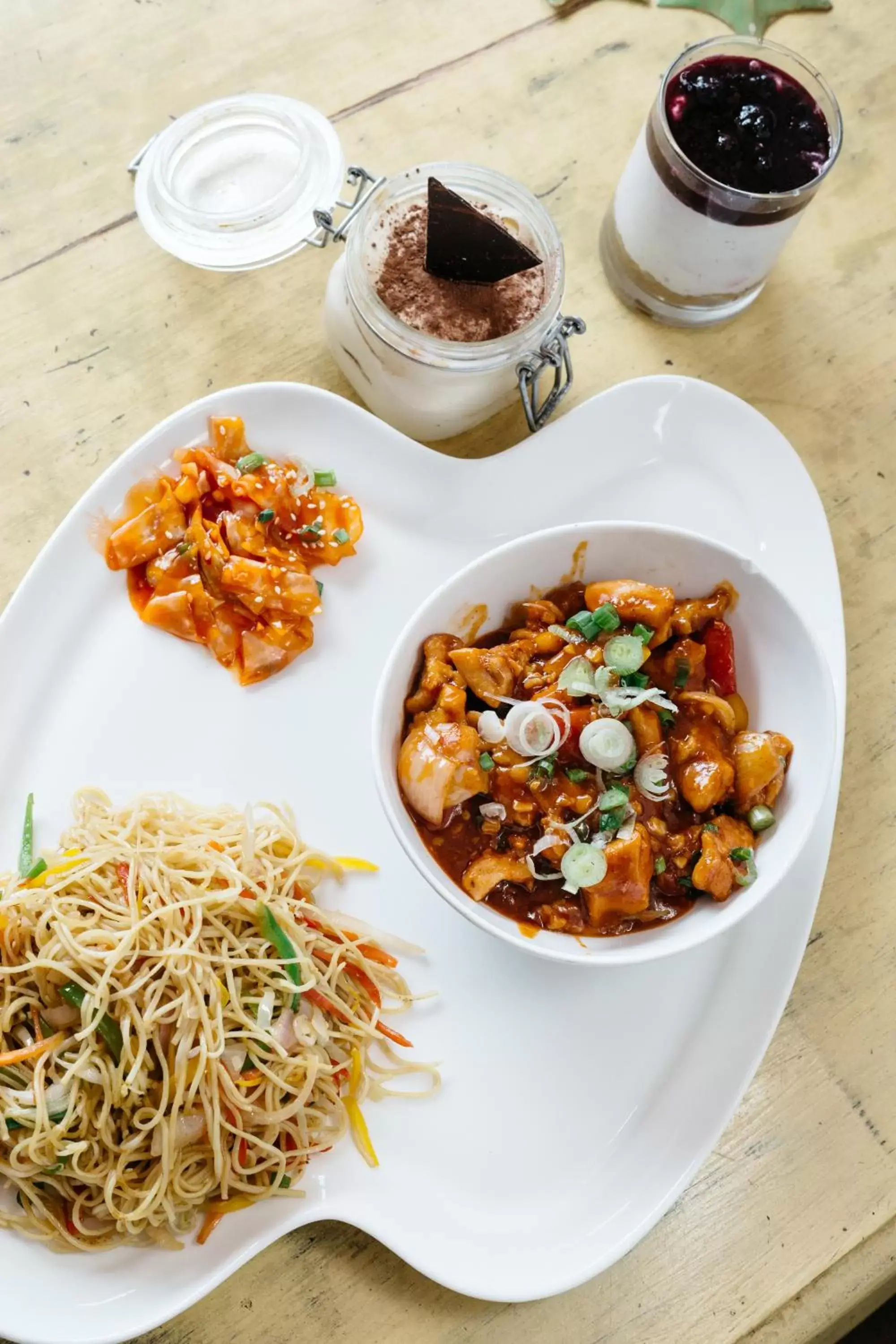 Food close-up in Hotel Willow Banks