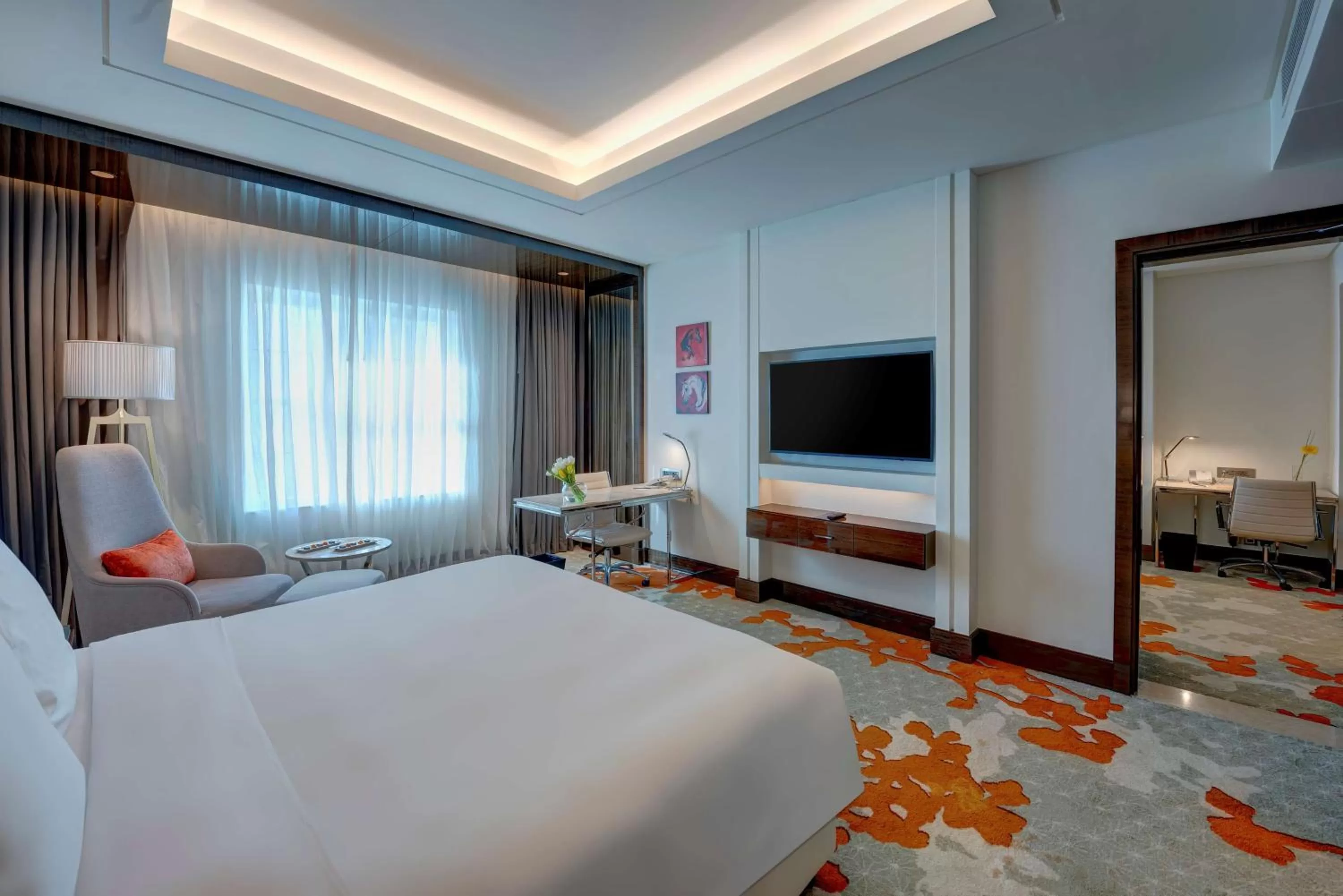 Photo of the whole room, Bed in Radisson Blu Hotel, Ajman