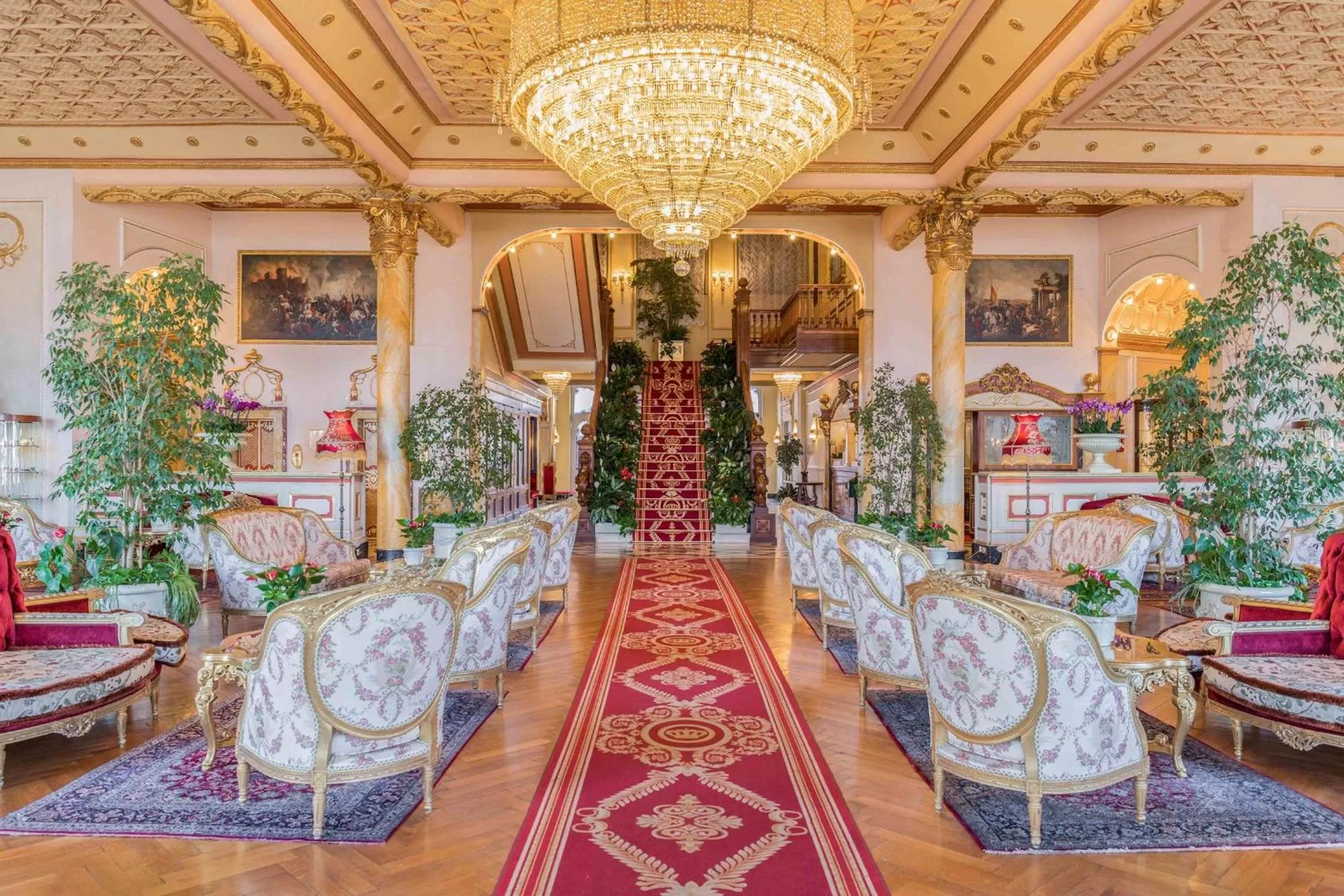 Lobby or reception in Hotel Regina Palace