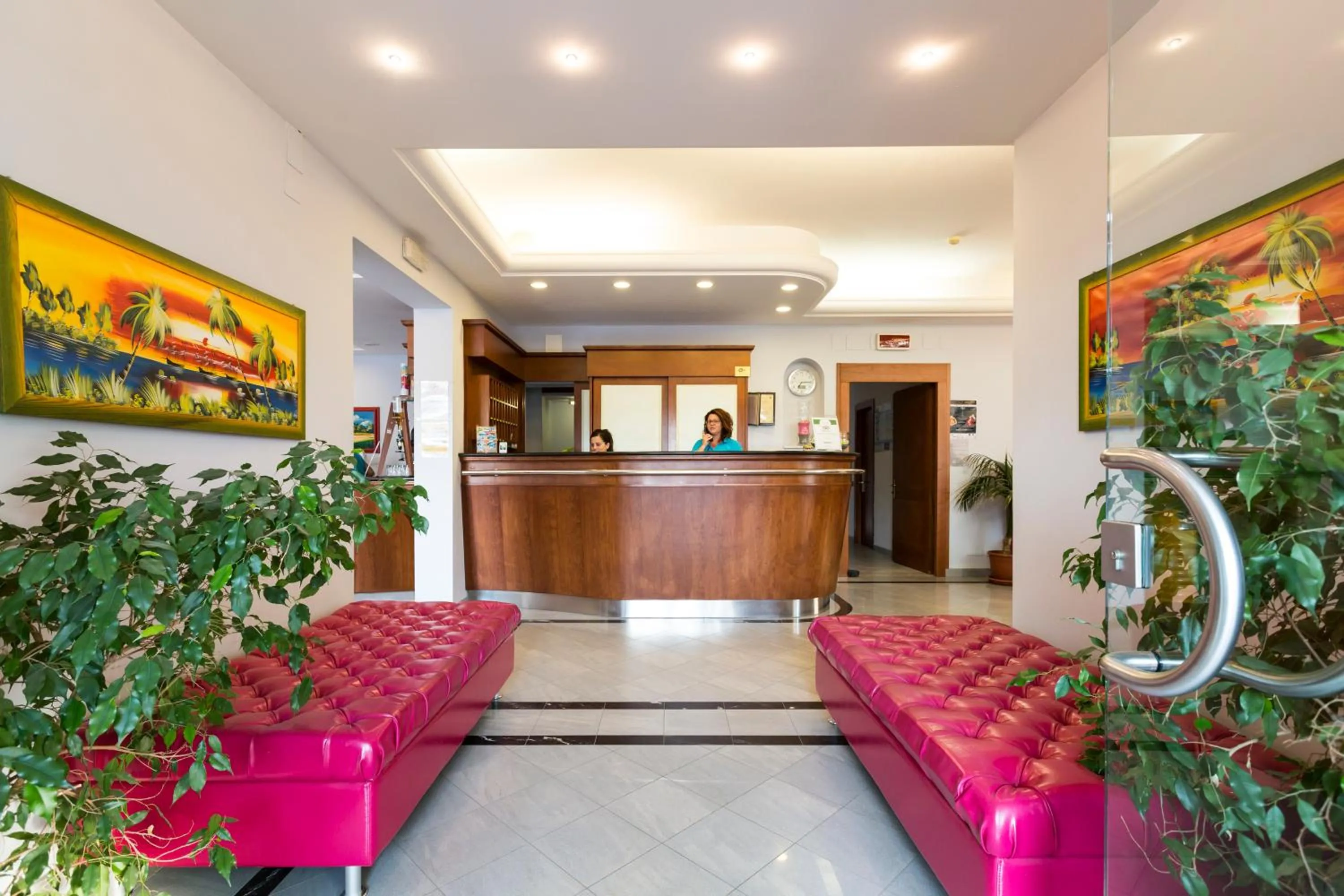 Lobby or reception in Hotel Eco Del Mare