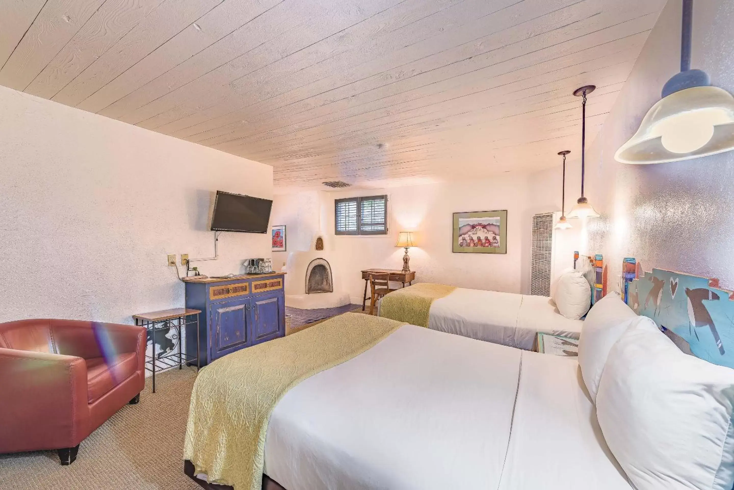 Bedroom in The Historic Taos Inn