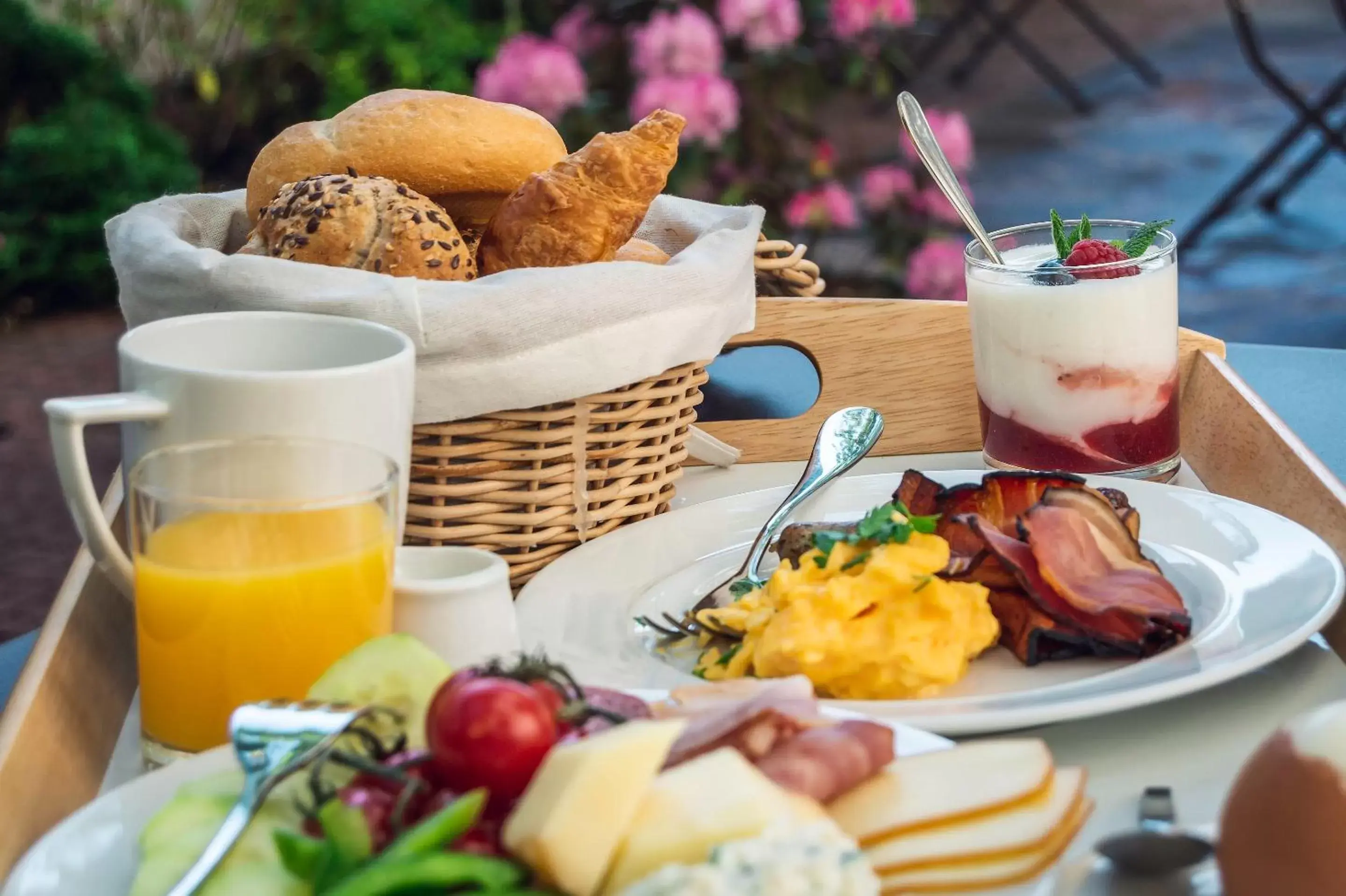 Garden, Breakfast in Boutique Hotel Klarov