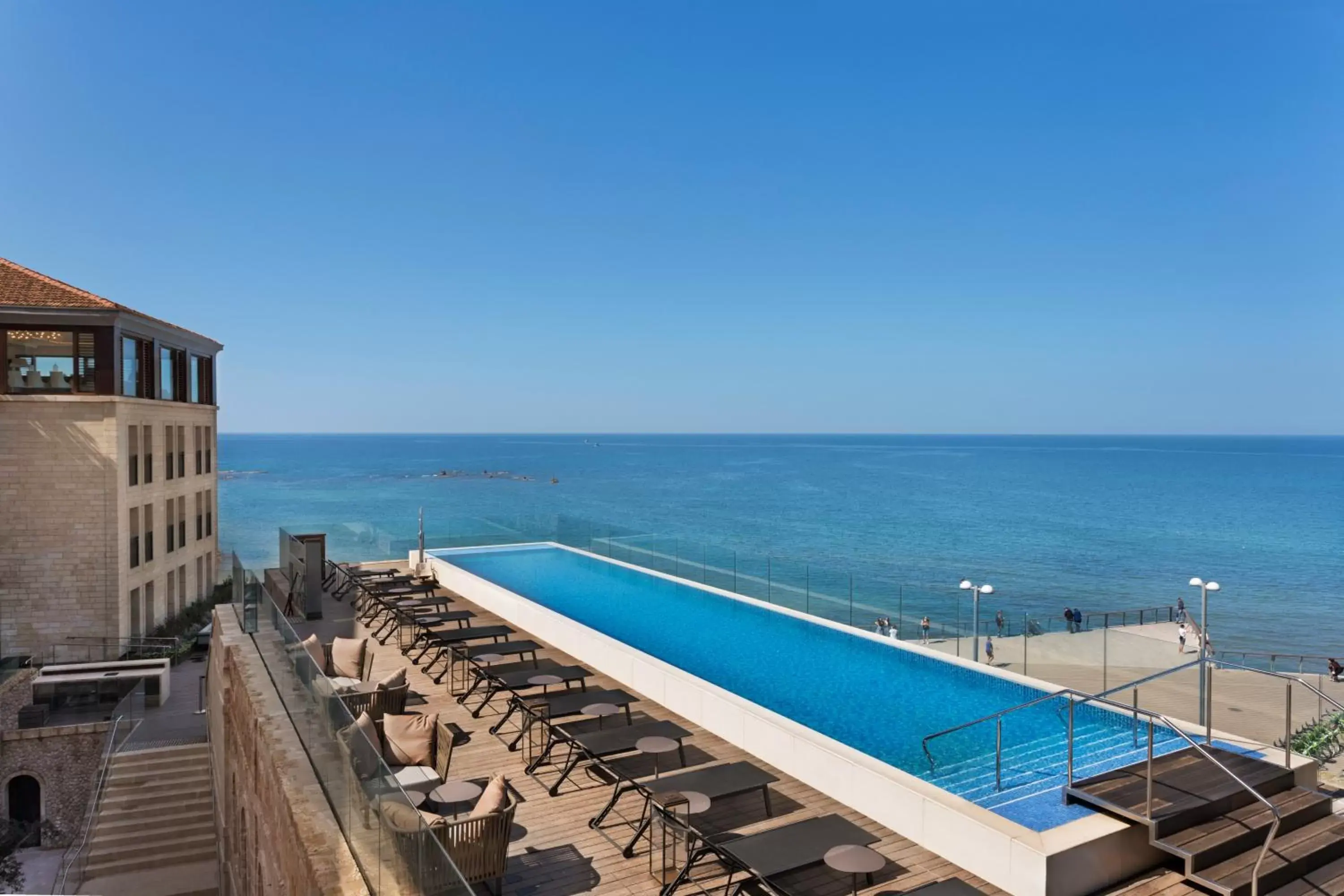 Swimming pool in The Setai Tel Aviv, a Member of the leading hotels of the world Swimming pool in The Setai Tel Aviv, a Member of the leading hotels of the world