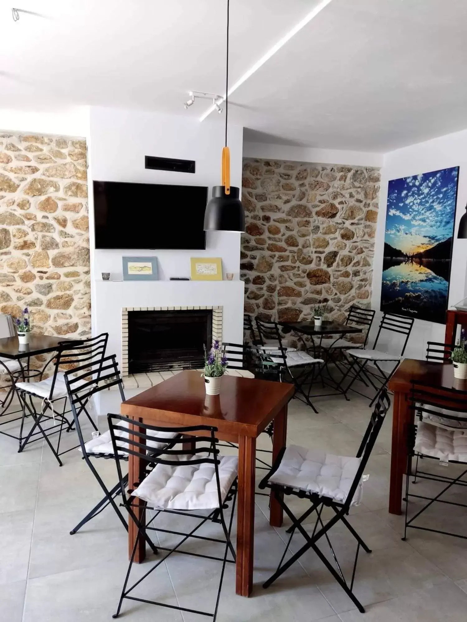 Dining Area in Neon