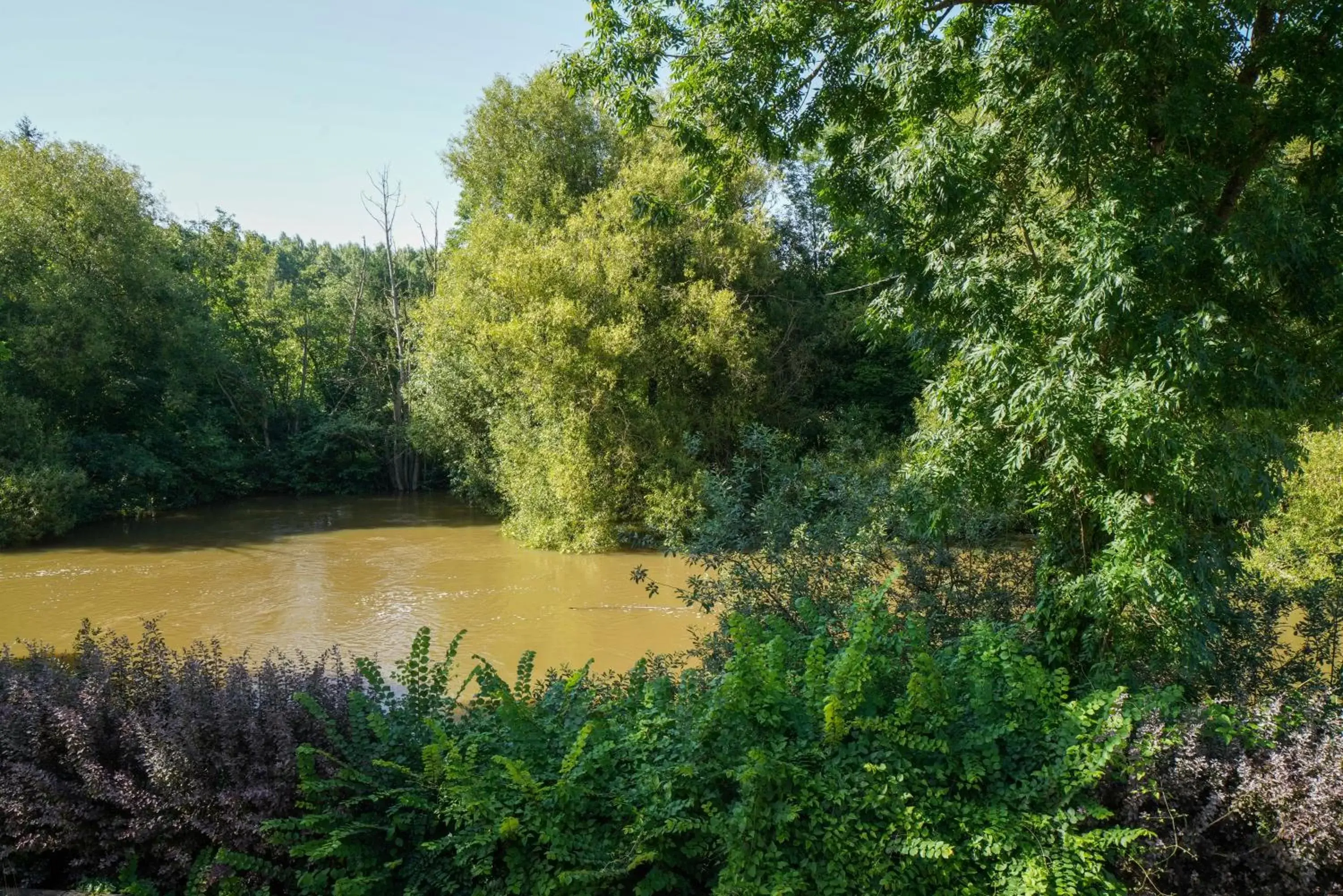 River view in le saint Hubert