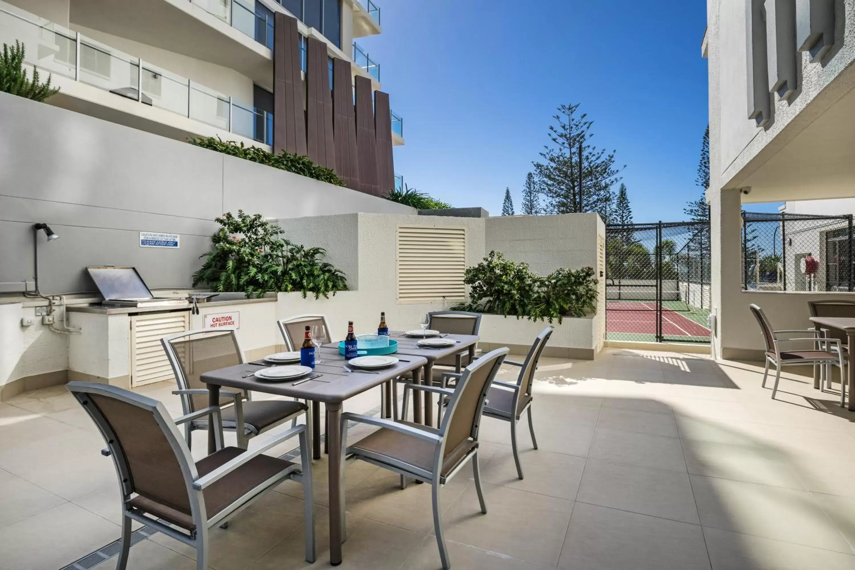 BBQ facilities in Pacific Beach Resort BBQ facilities in Pacific Beach Resort