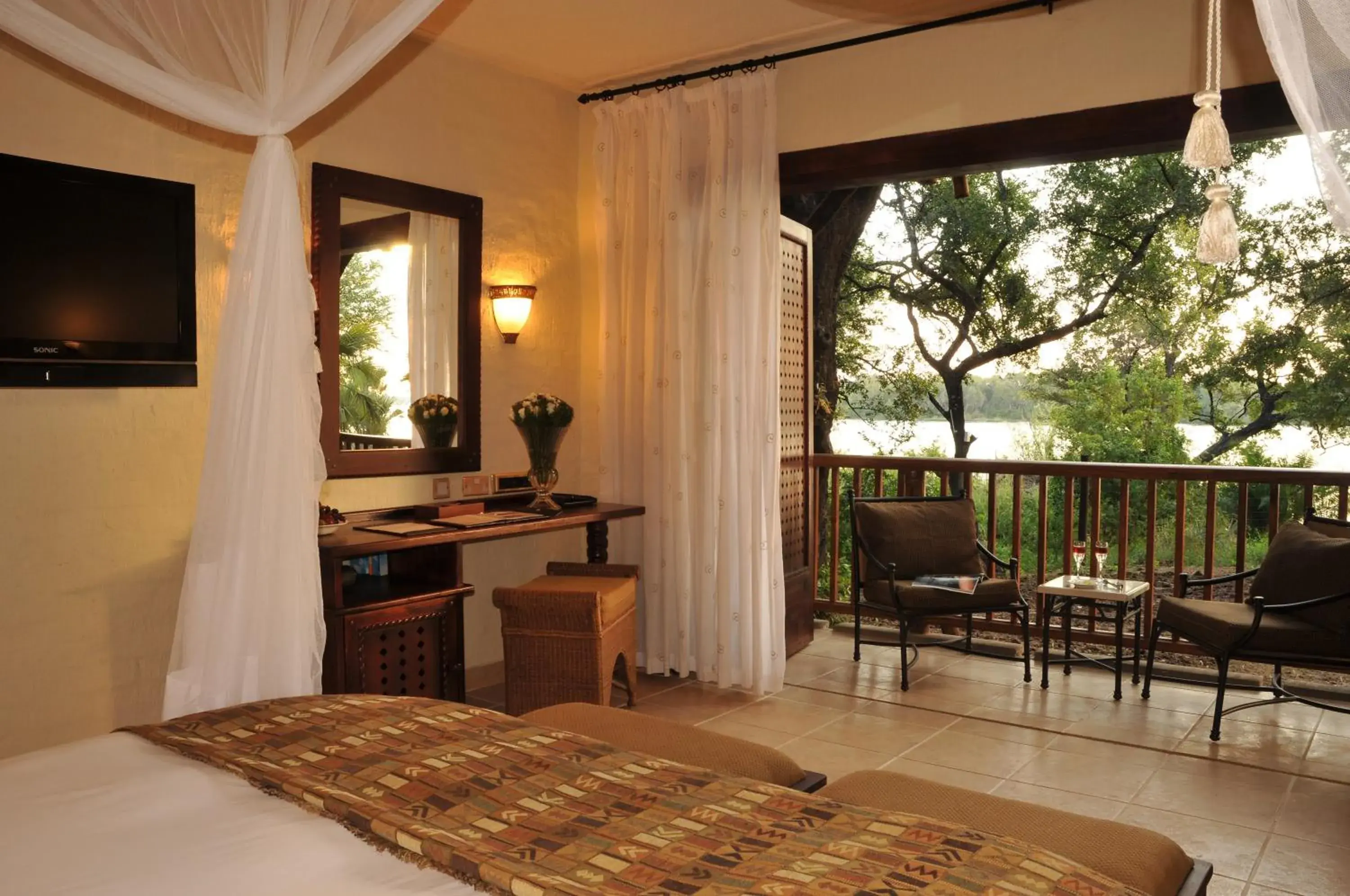 Standard Room with River View - single occupancy in Aha The David Livingstone Safari Lodge & Spa