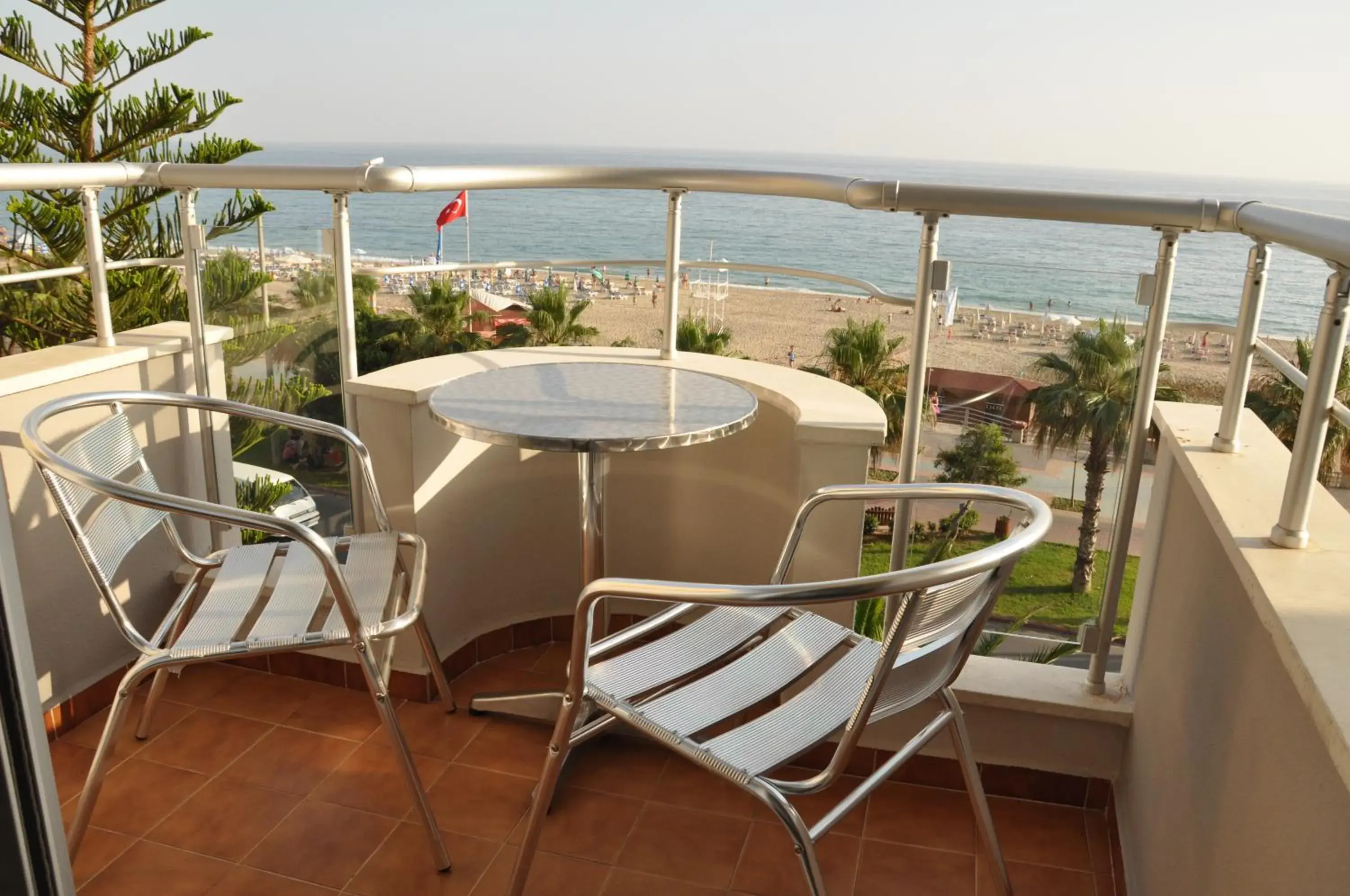 Sea view, Balcony/Terrace in Kleopatra Celine Hotel