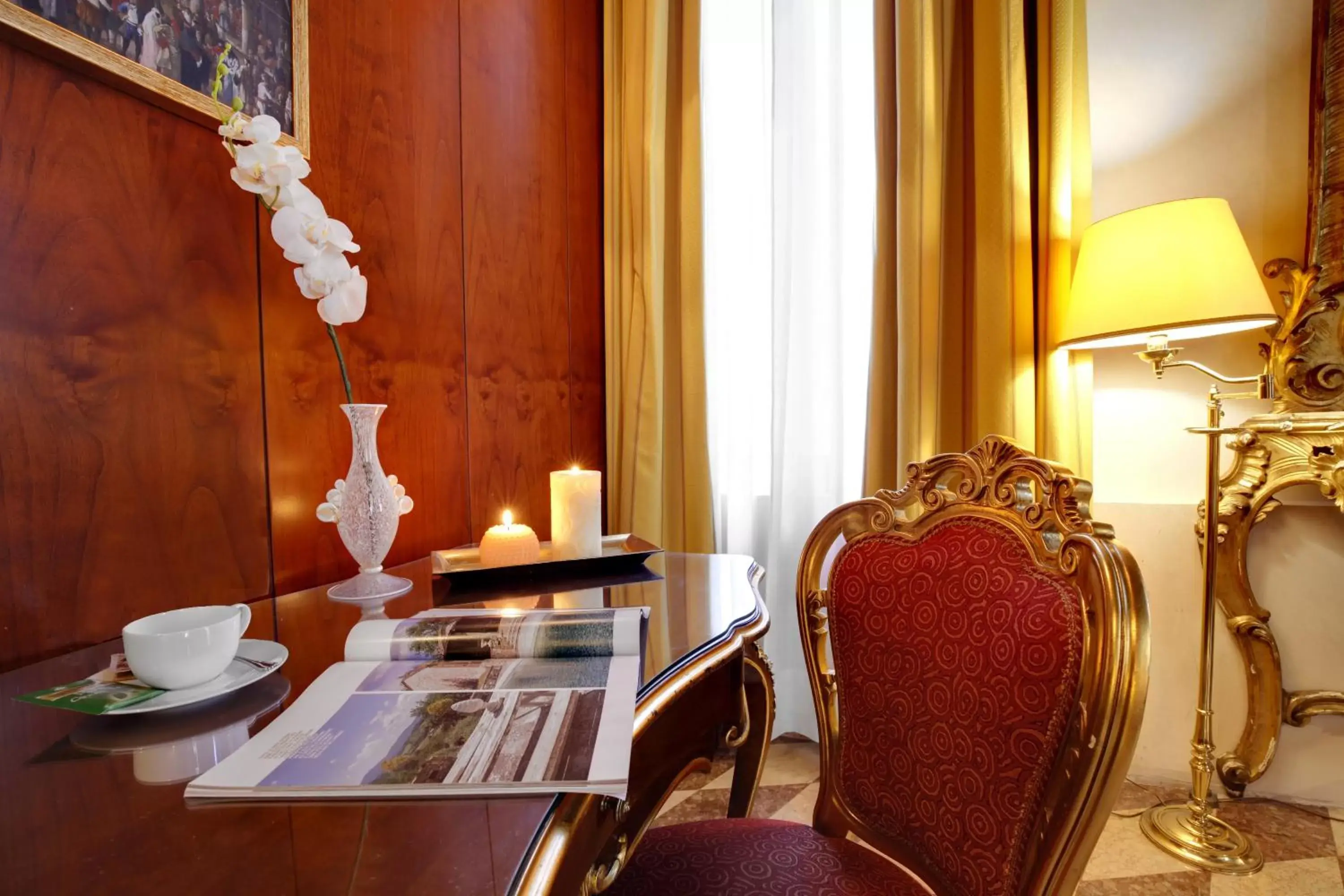 Decorative detail, Seating Area in Hotel Donà Palace