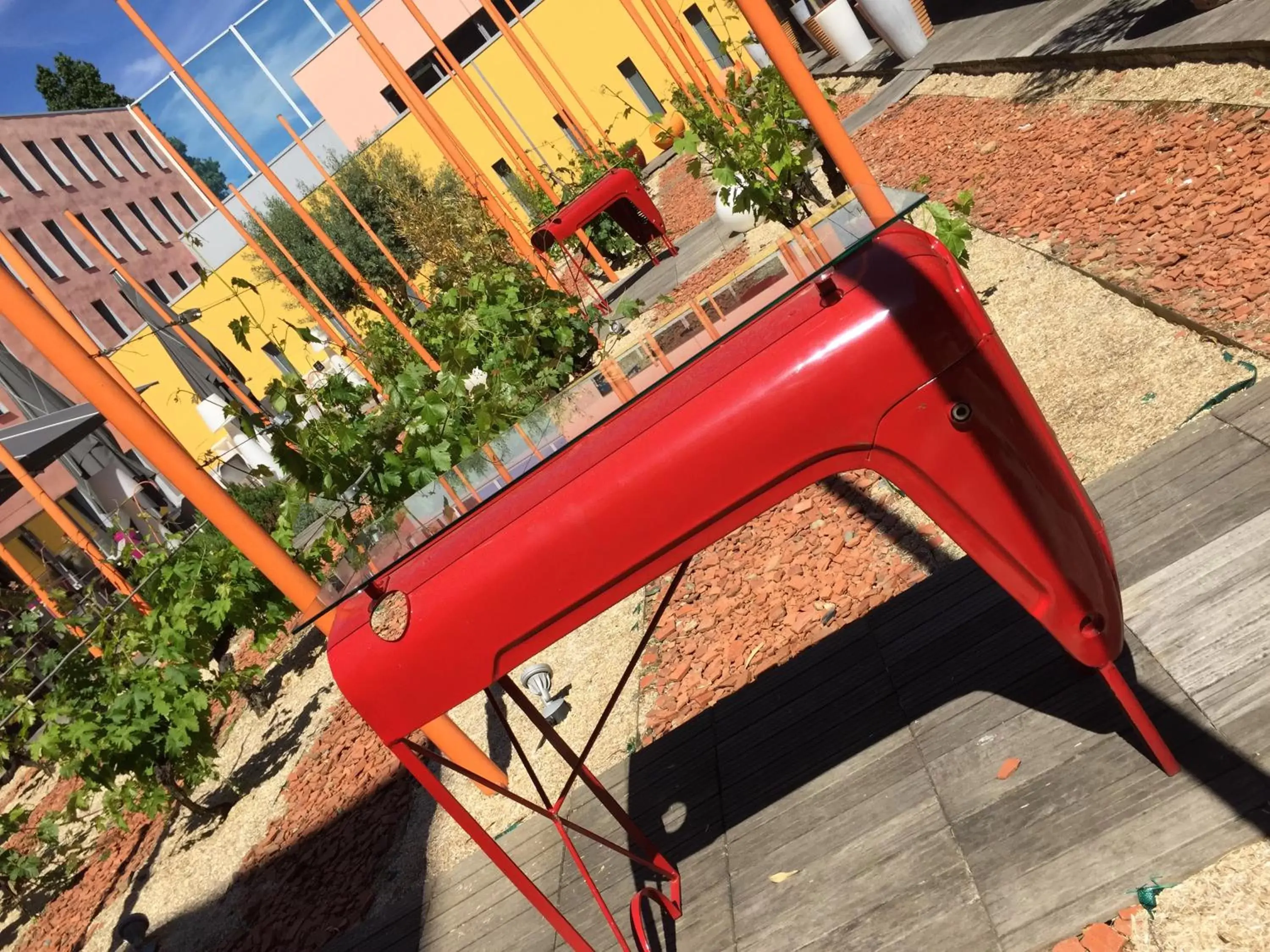 Patio, Children's Play Area in Radisson Blu Hotel Toulouse Airport